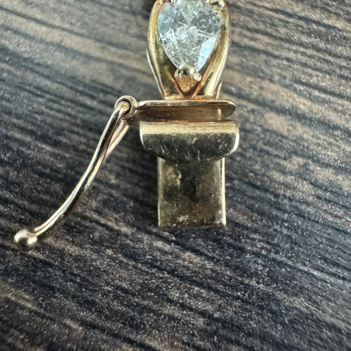 Vintage Solid 14k Yellow Gold 6.0ctw Natural Diamond Bracelet (7”)