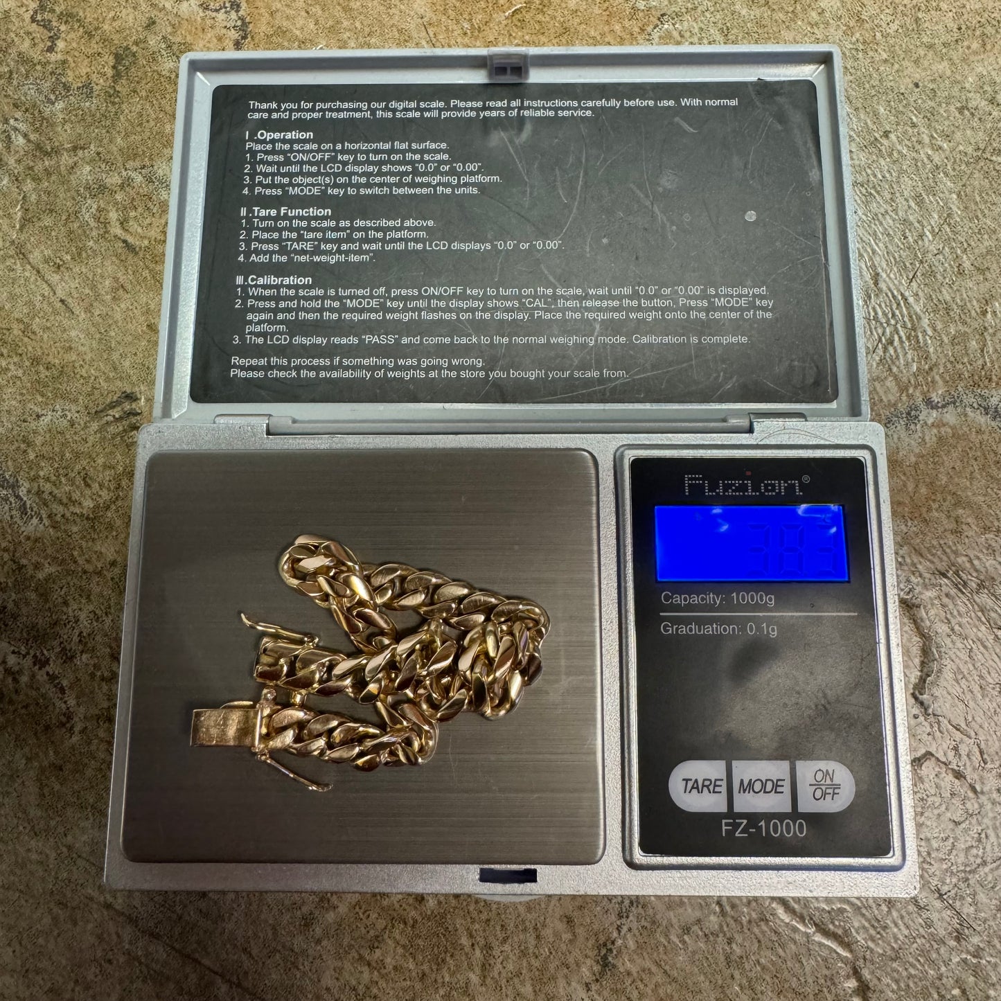 1980’s Solid 18k Yellow Gold Heavyweight Cuban Link Bracelet (8”)