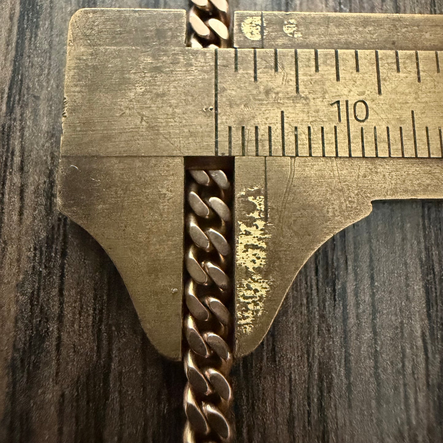 Antique Art Nouveau Solid 14k Gold Double Albert Curb Link Watch Chain Necklace (20.5”)