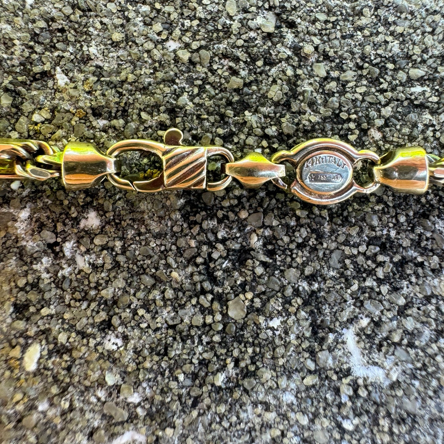 1992 Solid 14k Yellow Gold Diamondcut “Figarope” Necklace (20”)