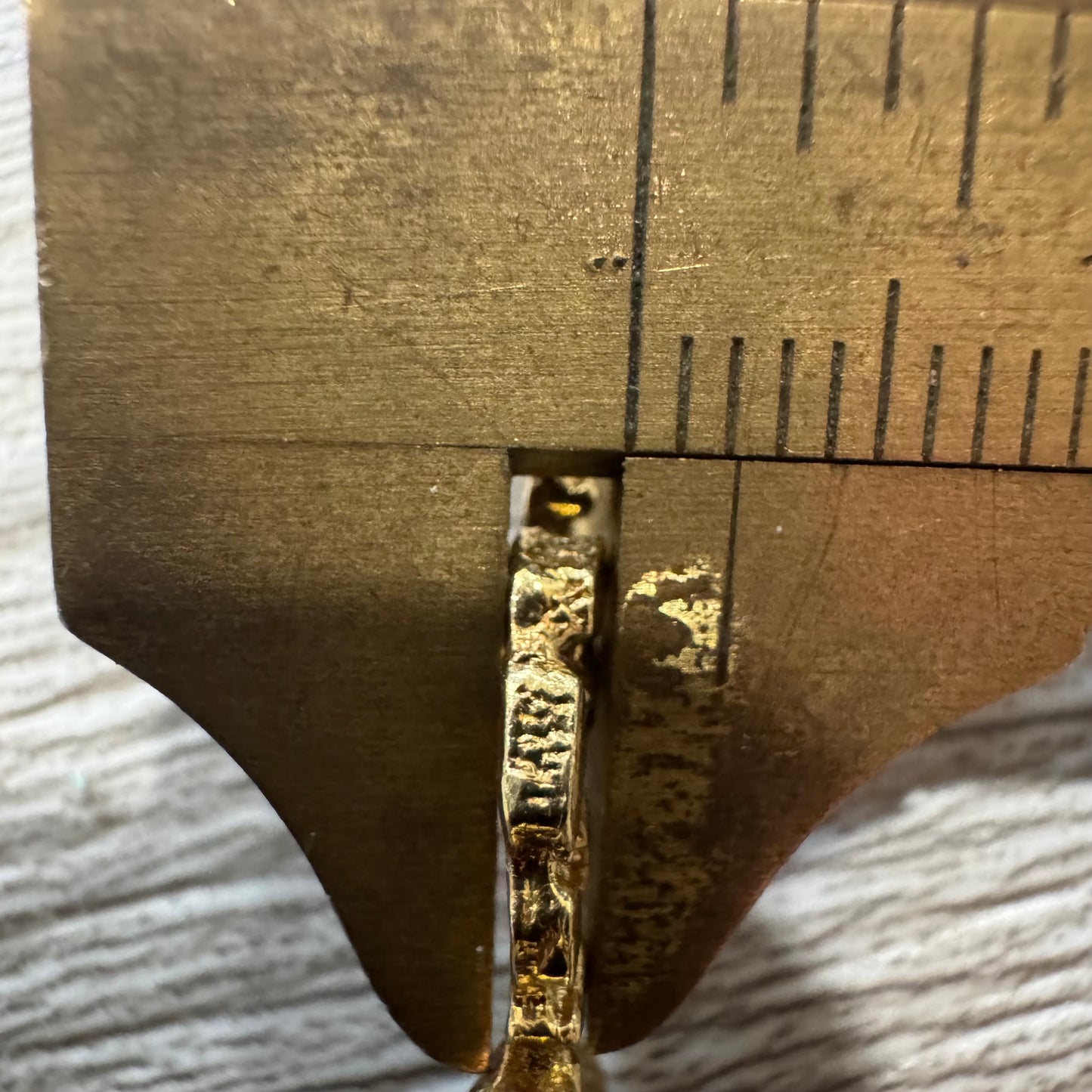 1970’s Solid 14k Yellow Gold Heavyweight Nugget Heart Link Bracelet (6.75”)