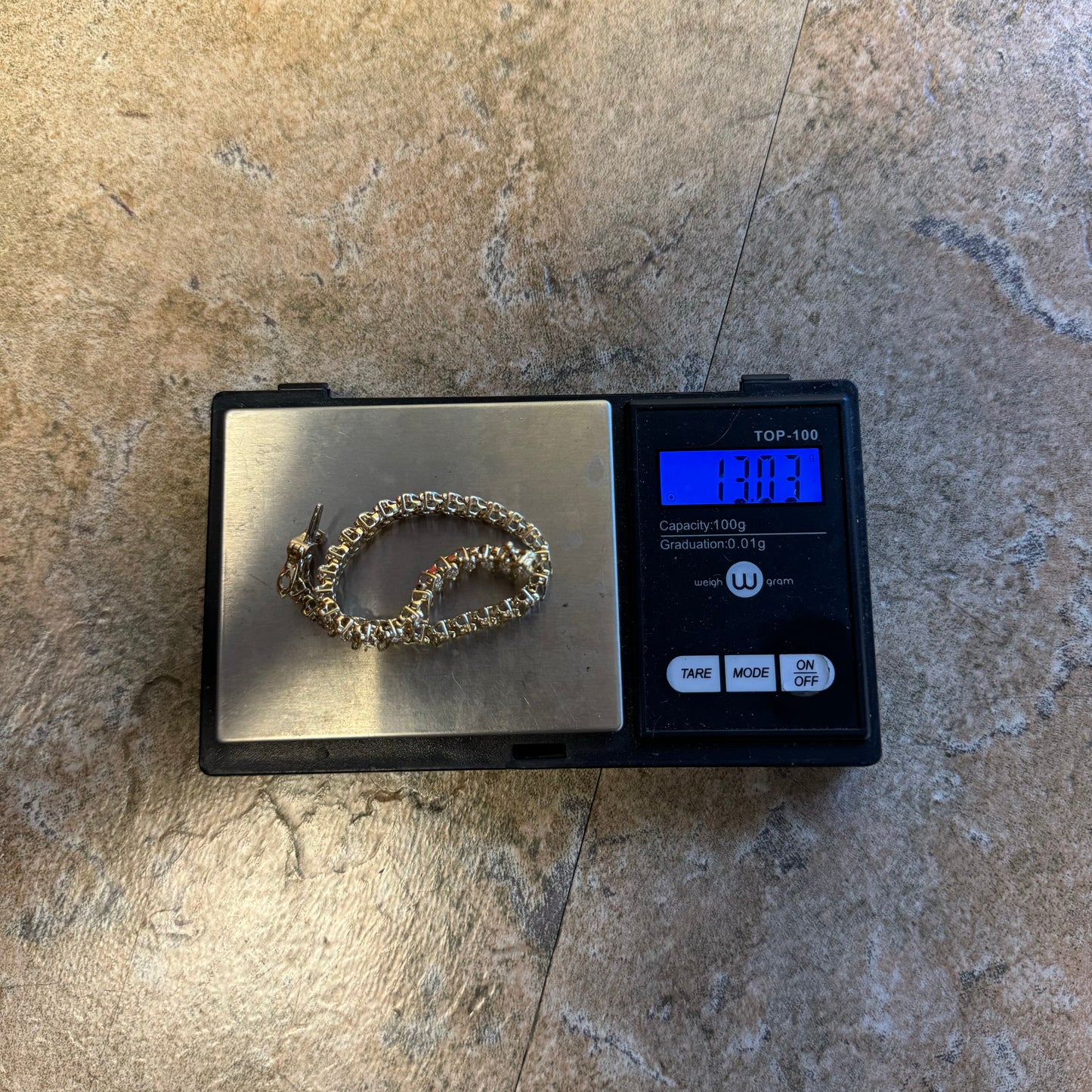 Vintage 2.5CTW Natural VS Diamond 14k Yellow Gold S-Link Tennis Bracelet (6.75”)