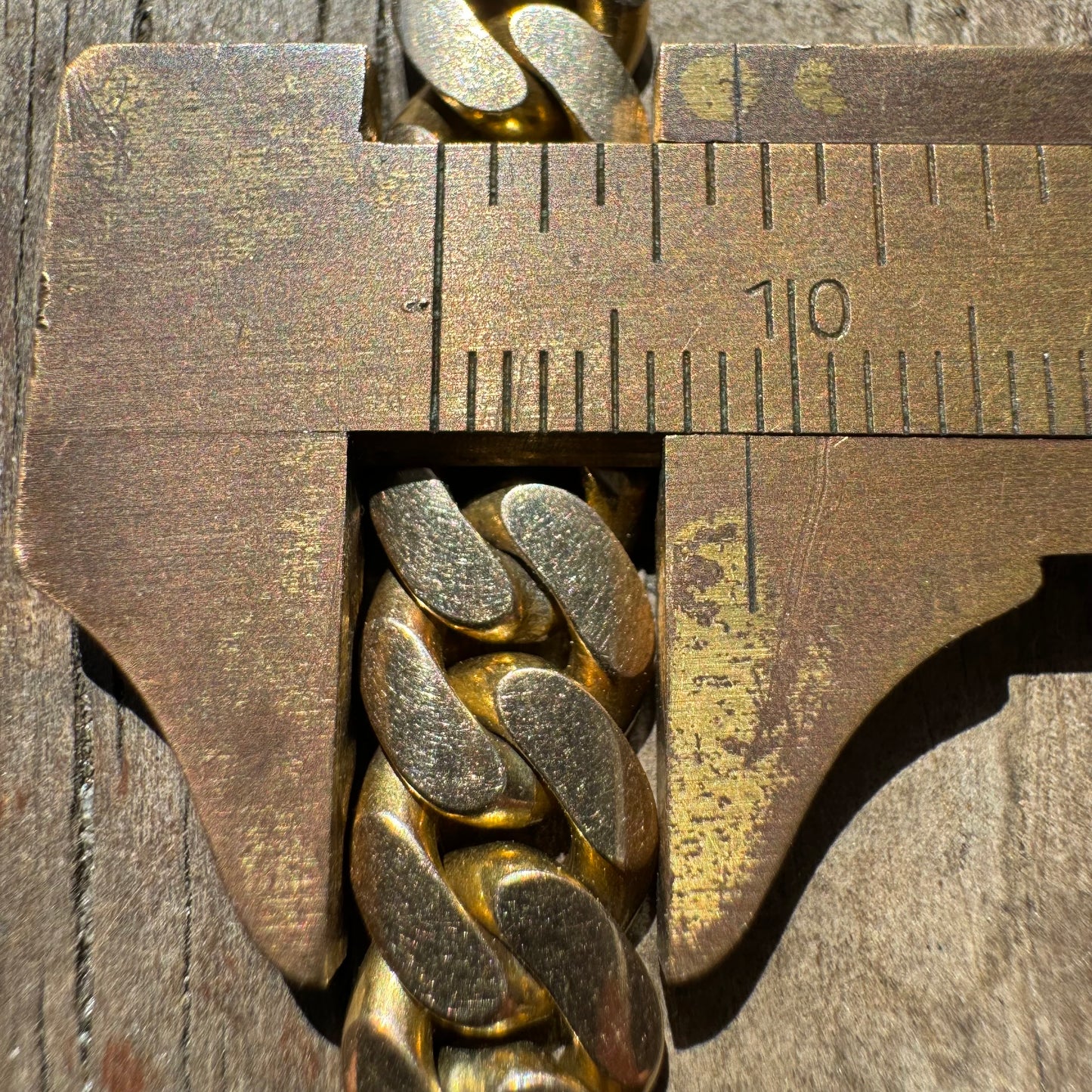 Vintage Solid 14k Yellow Gold Heavyweight (110g) Miami Cuban Link Necklace (22”)