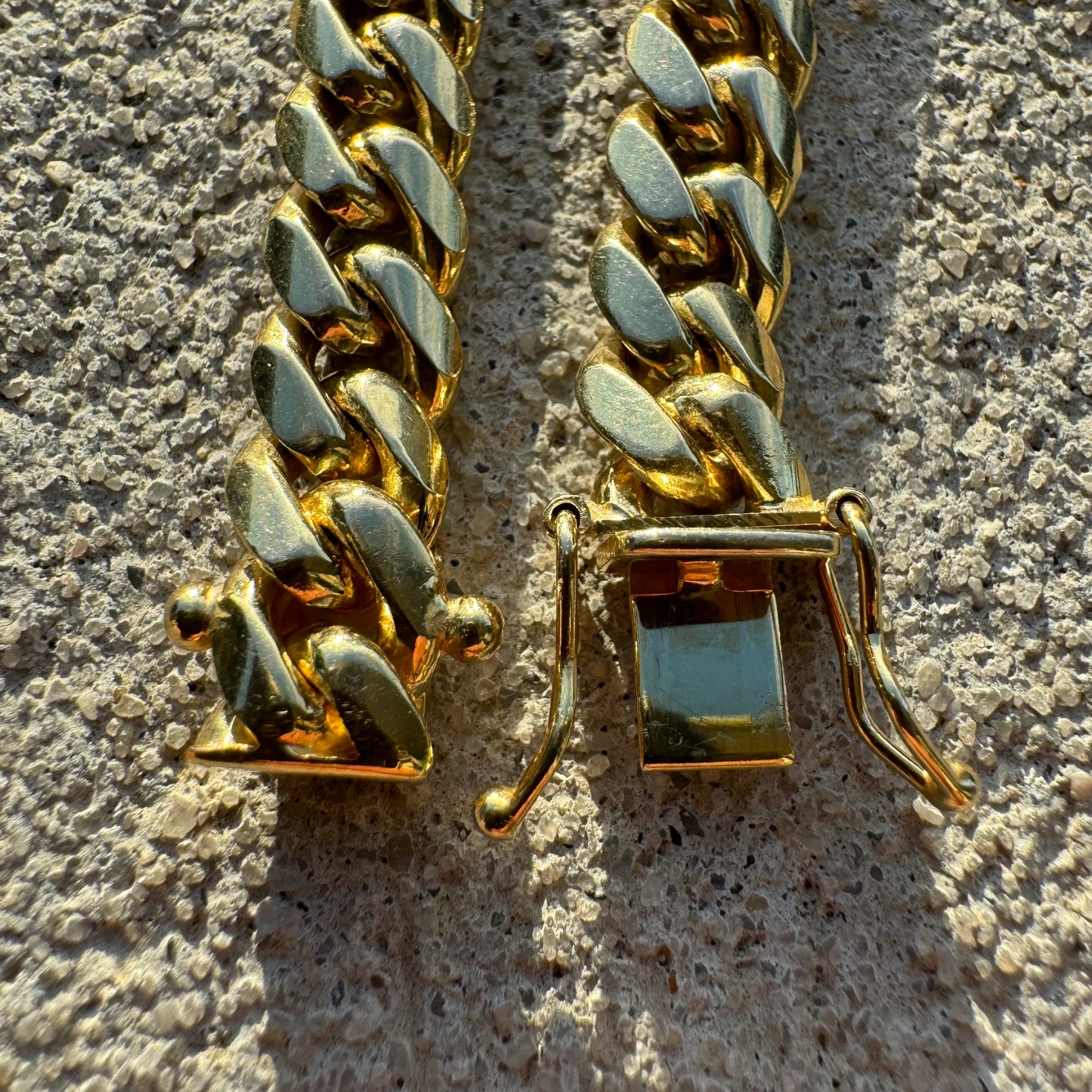 Brand New Handmade Solid 14k Yellow Gold Heavyweight Miami Cuban Link Necklace (22”)