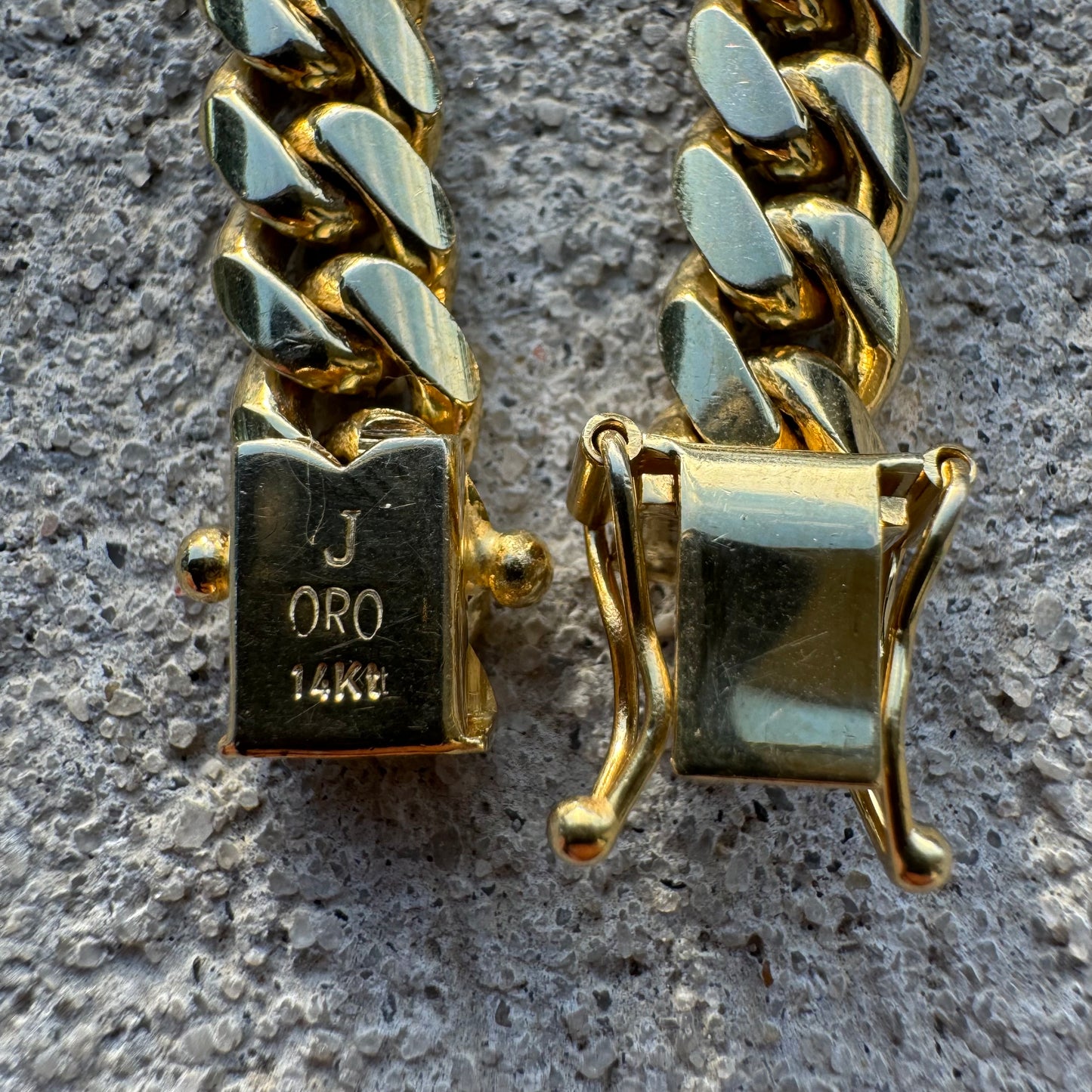 Brand New Handmade Solid 14k Yellow Gold Heavyweight Miami Cuban Link Necklace (22”)