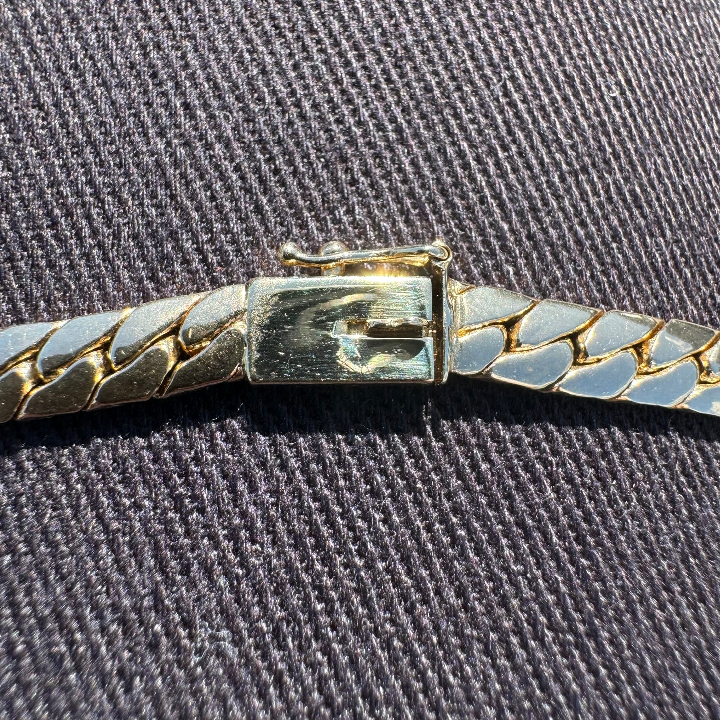 1970’s Solid 14k Yellow Gold Old School Miami Cuban Link Necklace (18.25”)
