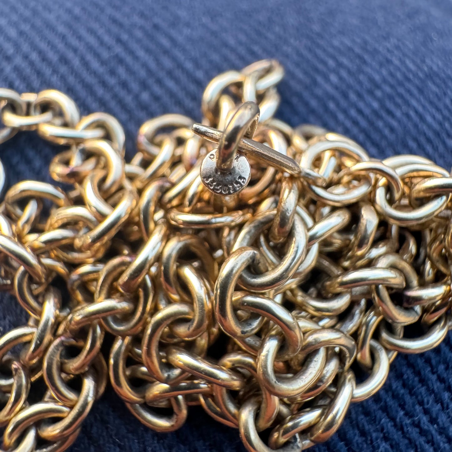 1970’s Solid 14k Yellow Gold Cable Link Necklace (18”)