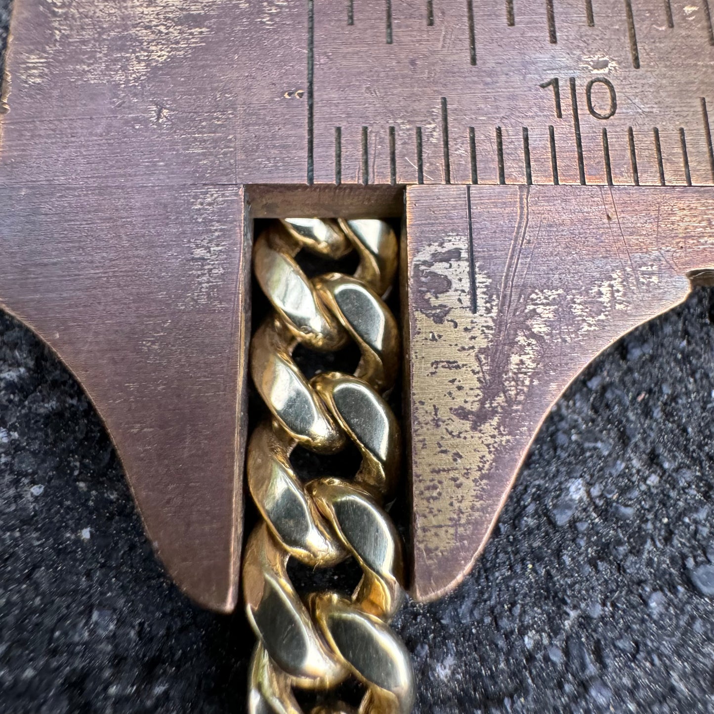 Brand New 14k Yellow Gold Miami Cuban Link Bracelet (8”)