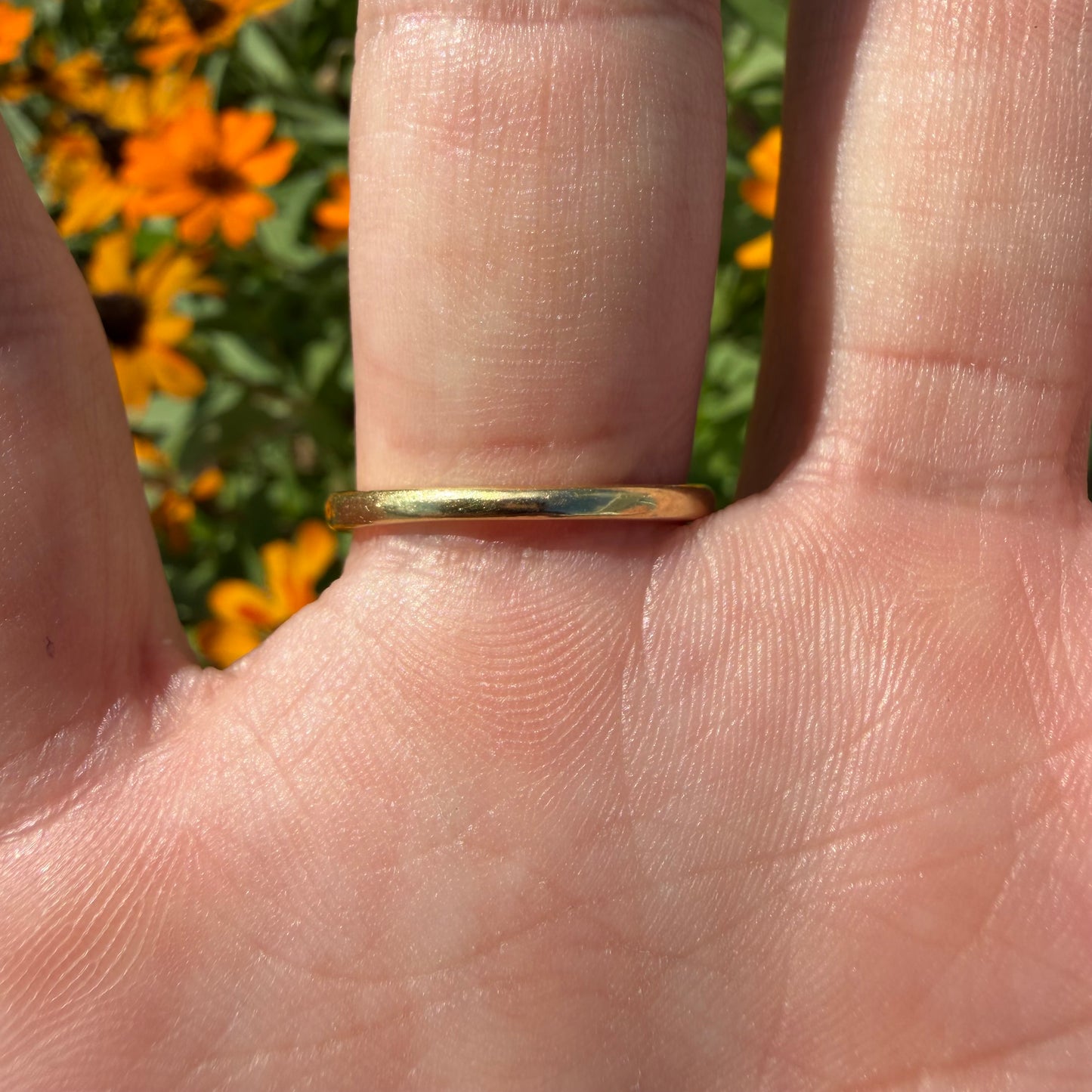 Vintage Solid 18k Yellow Gold and Platinum 2.0ctw Natural Emerald and Fancy Yellow Diamond Trilogy Ring (7.5)