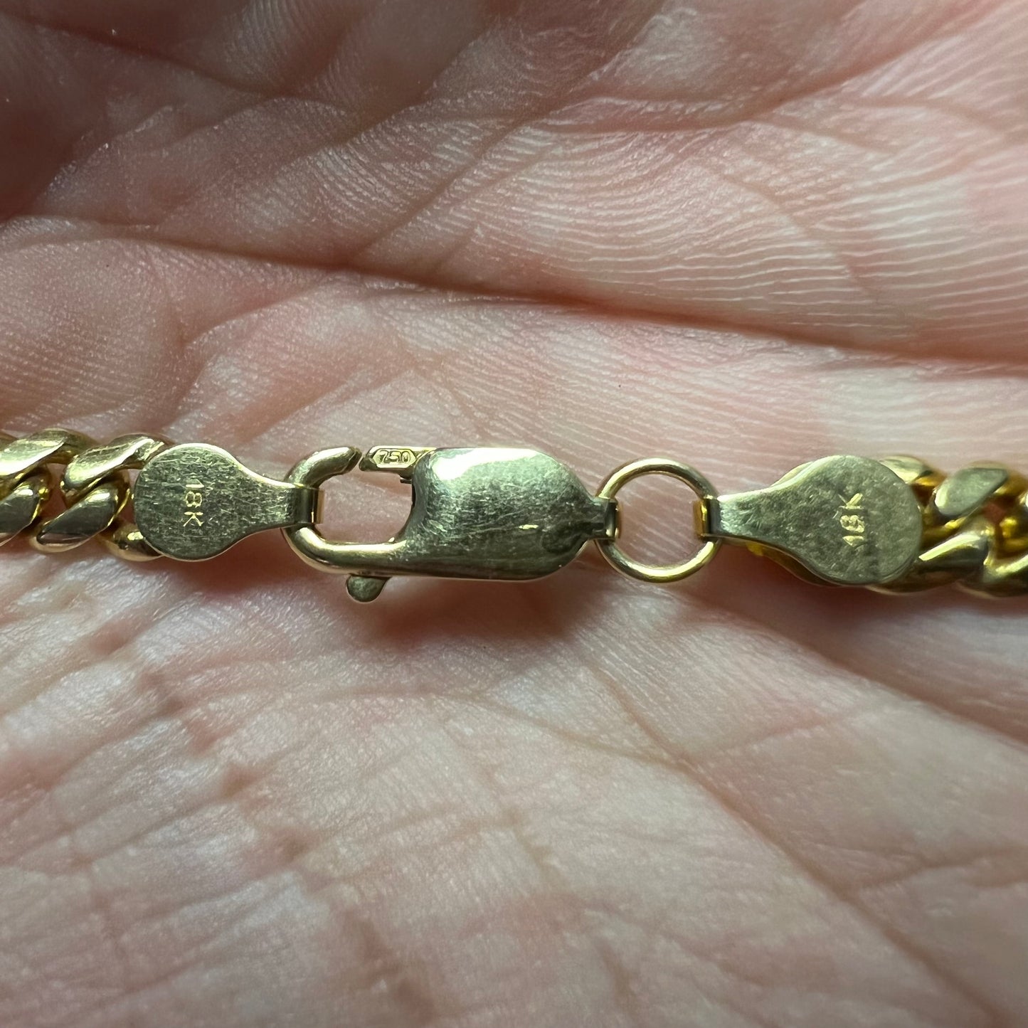 Immaculate Solid 18k Yellow Gold Heavyweight Miami Cuban Link Necklace (20”)