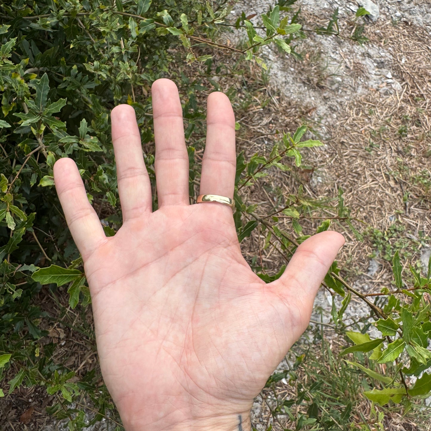 Antique Solid 14k Gold .75ct Old Euro Cut Diamond Gents Ring (10.5)