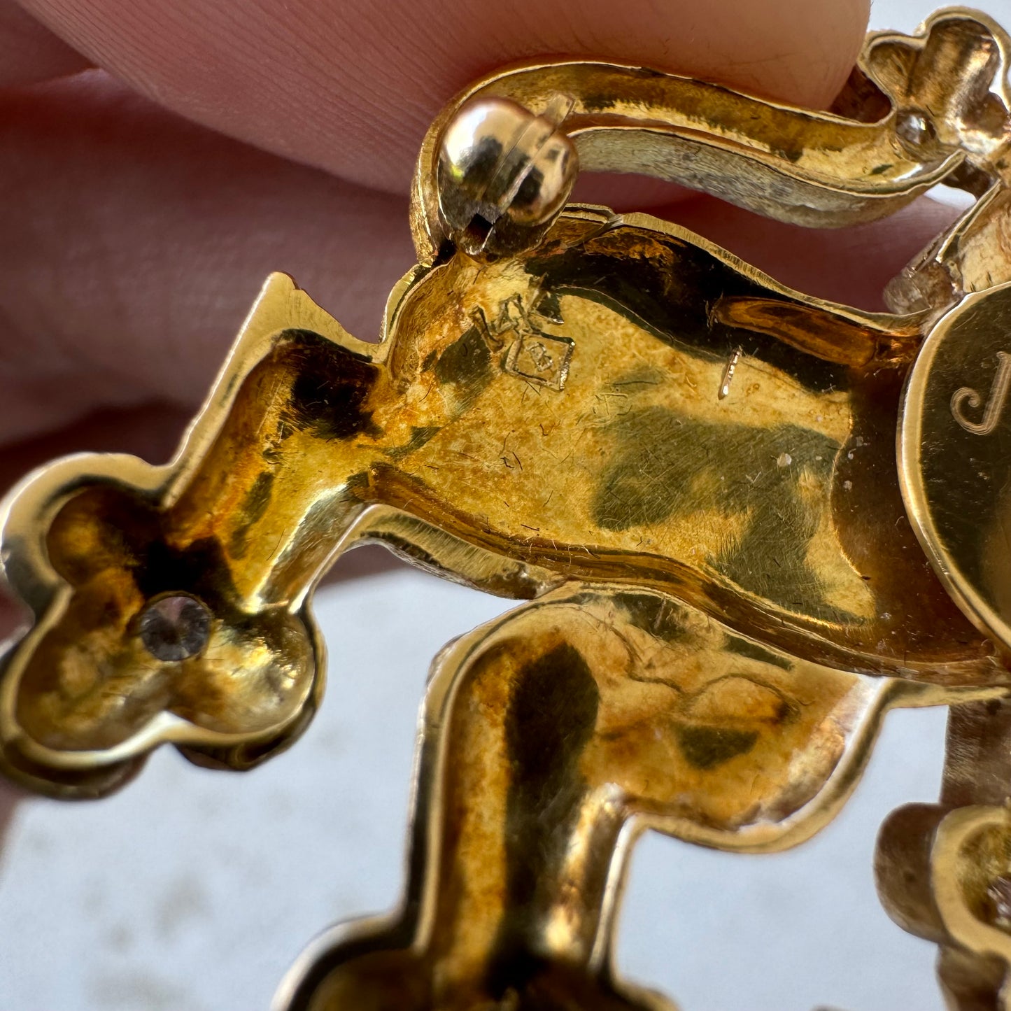 1982 Solid 14k Yellow Gold Heavyweight Lion Of Judah Pendant