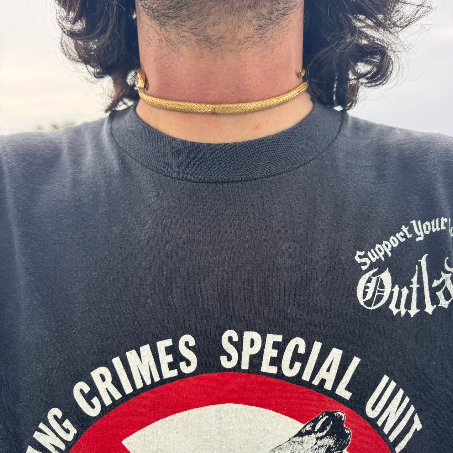 Circa 1840’s Early Victorian 19.7k Yellow Gold Woven Flexible Snake Band (24”)