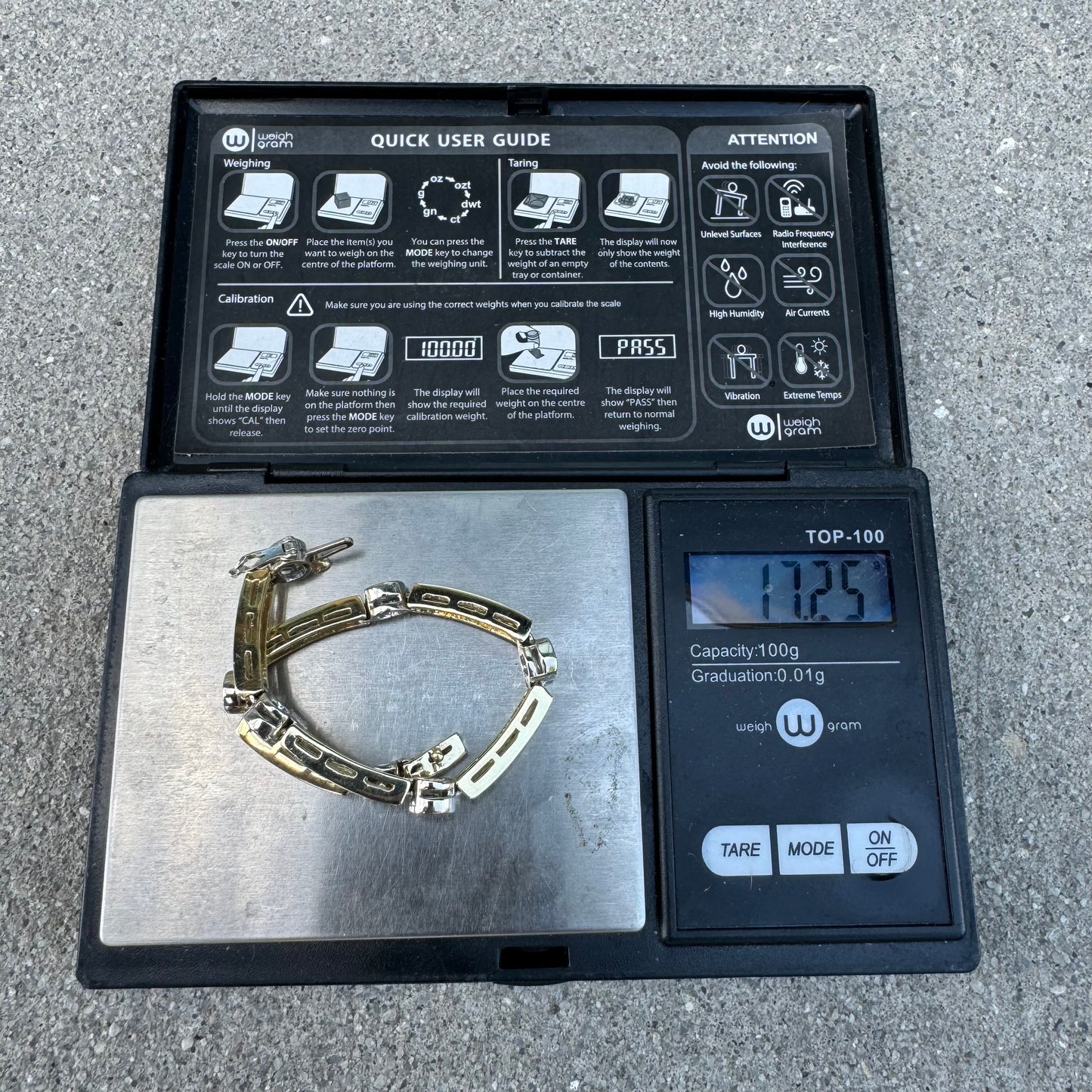 Custom 14k Two-Tone 3.5CTW Natural Diamond Bracelet (6.5”)