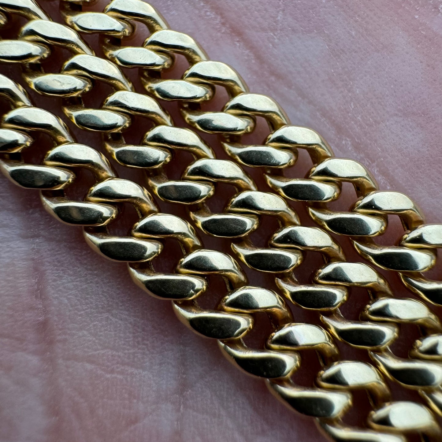 Brand New 14k Yellow Gold Miami Cuban Link Necklace (22”)