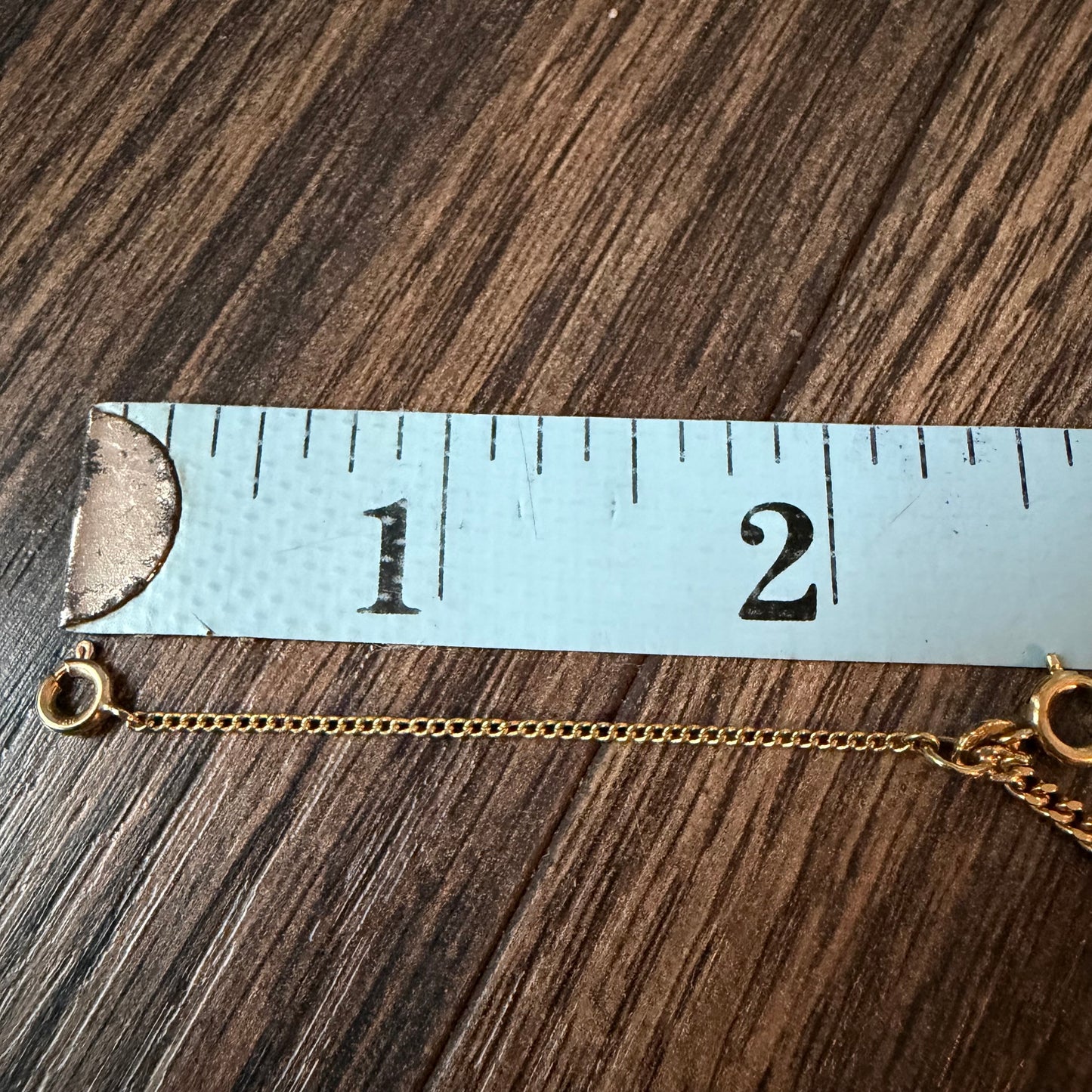 Art Deco Solid 18k Yellow Gold Cuban Curb Link Necklace By Griffith & Sons Co. (20”)