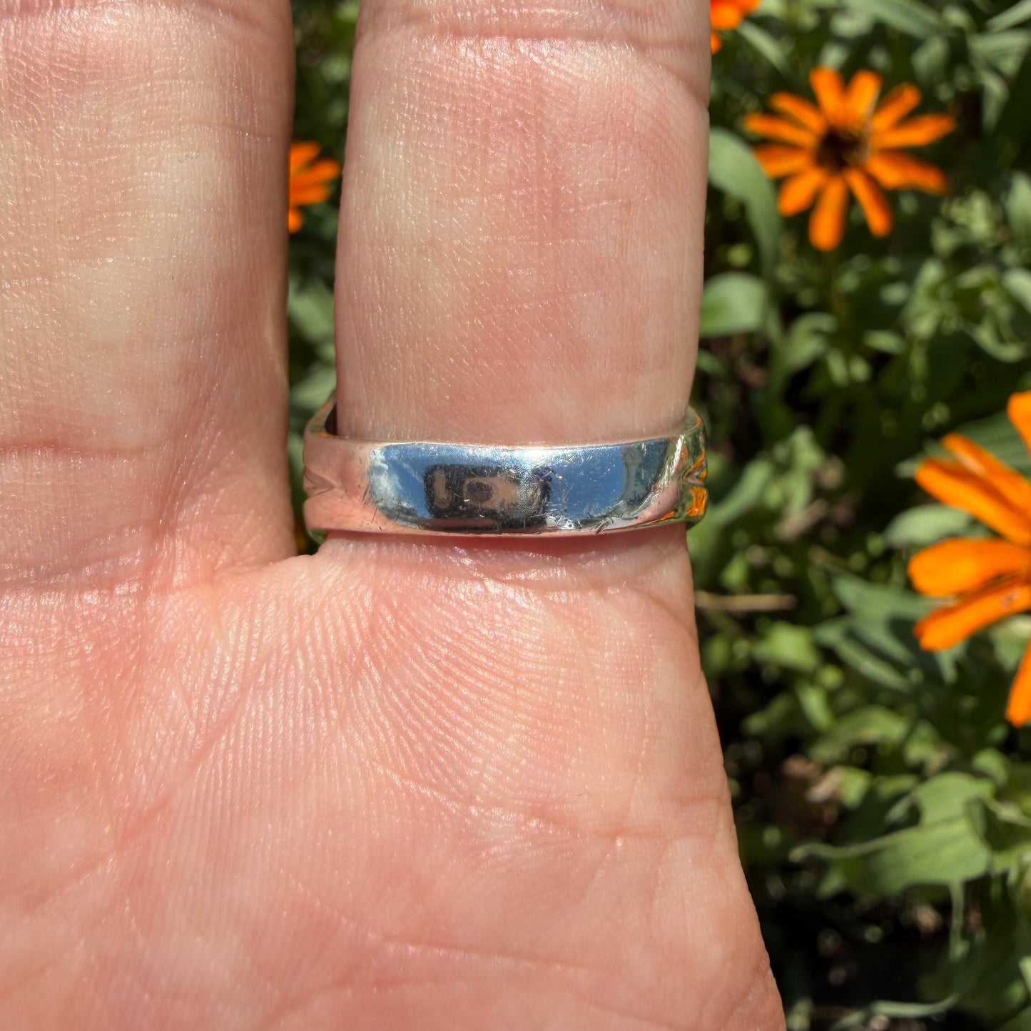 1930’s Bell Trading Post Natural Old Mine Cut Diamond Goodluck Horseshoe Ring (10.25)