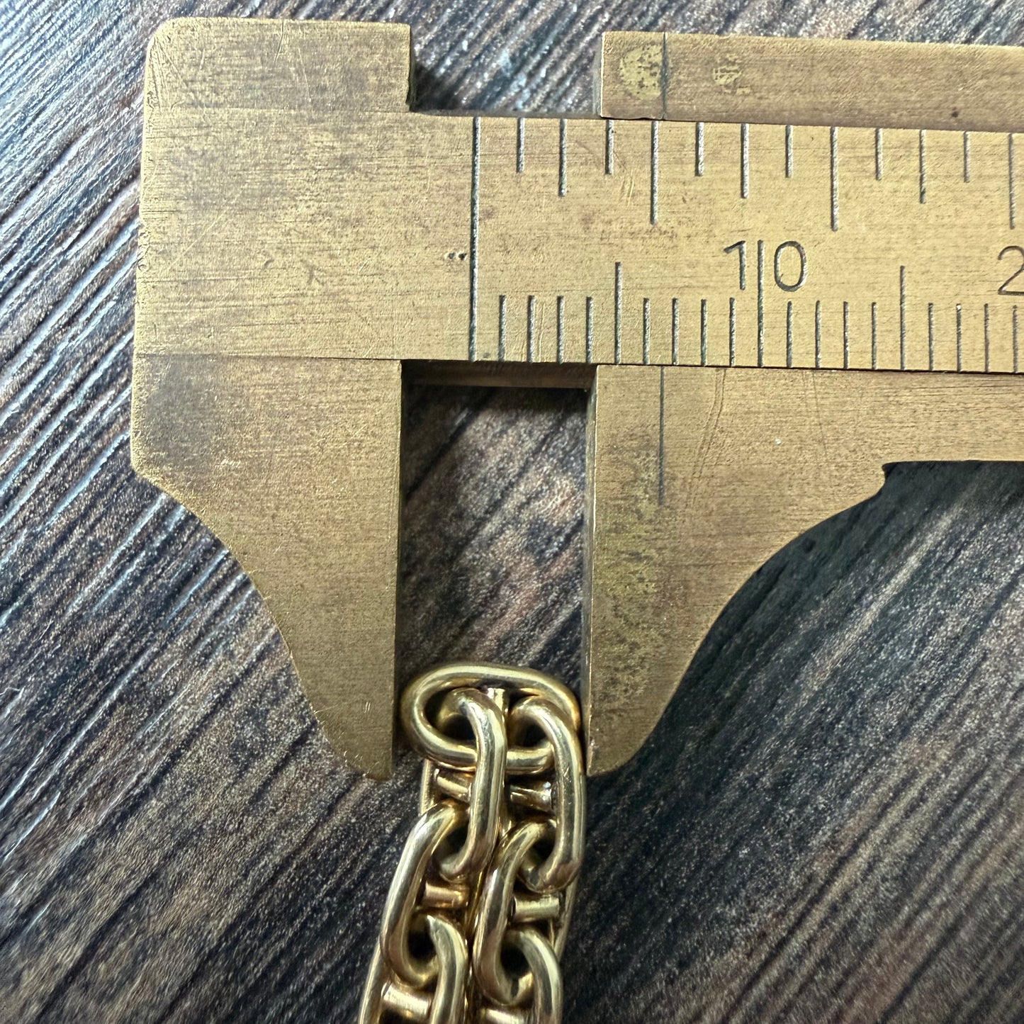 Vintage Balestra Solid 14k Yellow Italian Gold Classic Chaine D’ Ancre Mariner Link Necklace (21”)