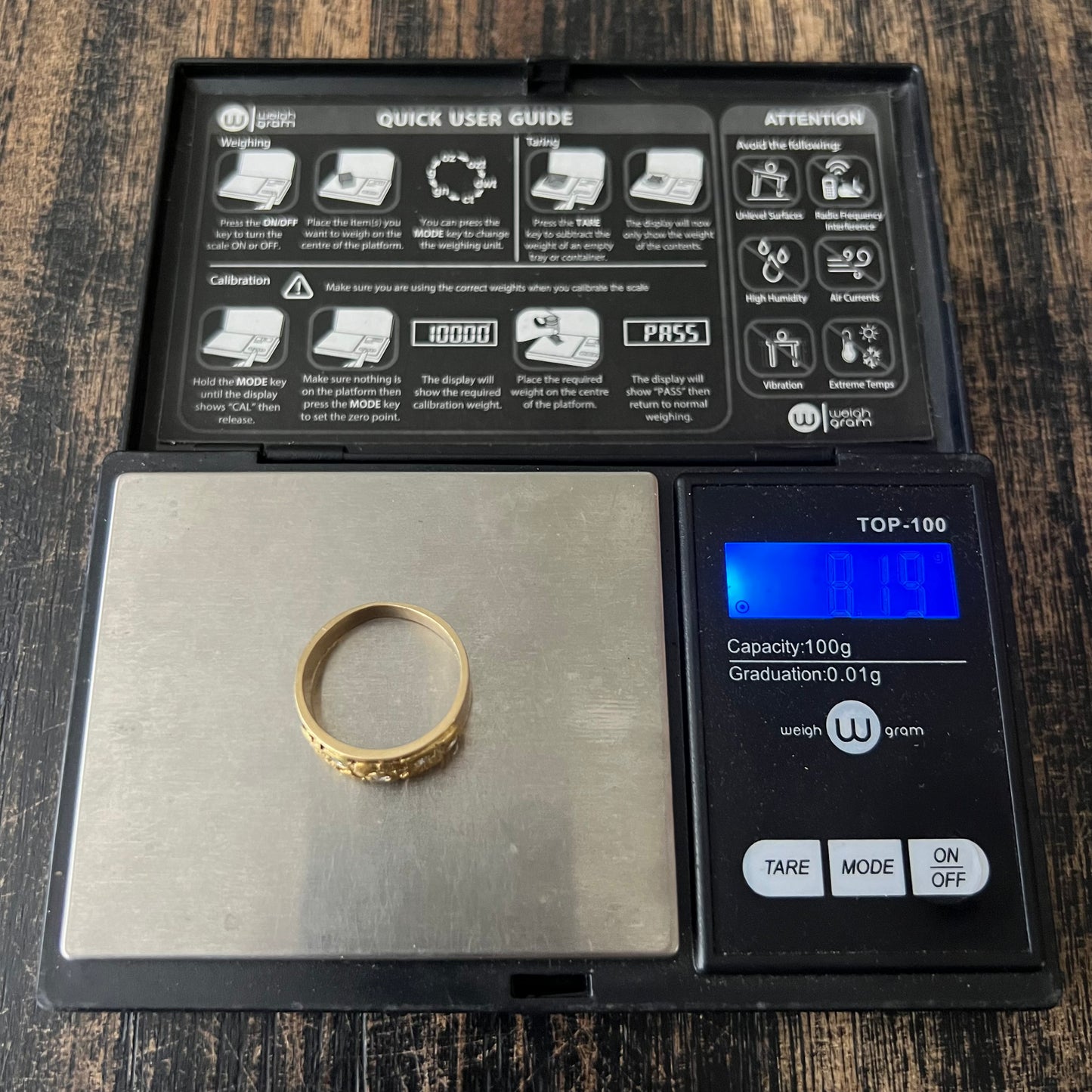 1970’s Raw Alaskan 22k Gold Nugget .50ctw Natural Diamond 14k Ring (9.75)