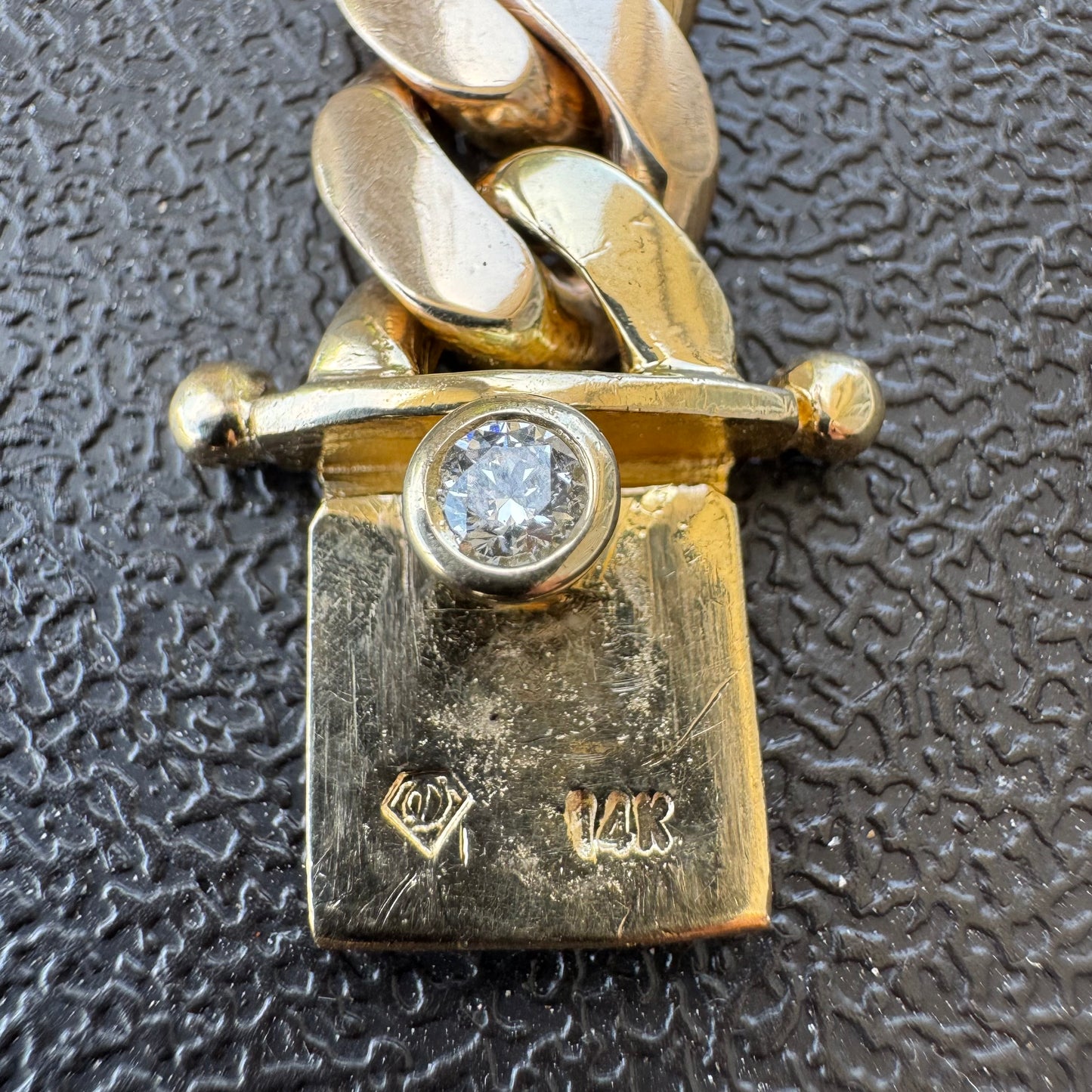 Custom Solid 14k Yellow Gold Heavyweight Miami Cuban Link Bracelet (7”)