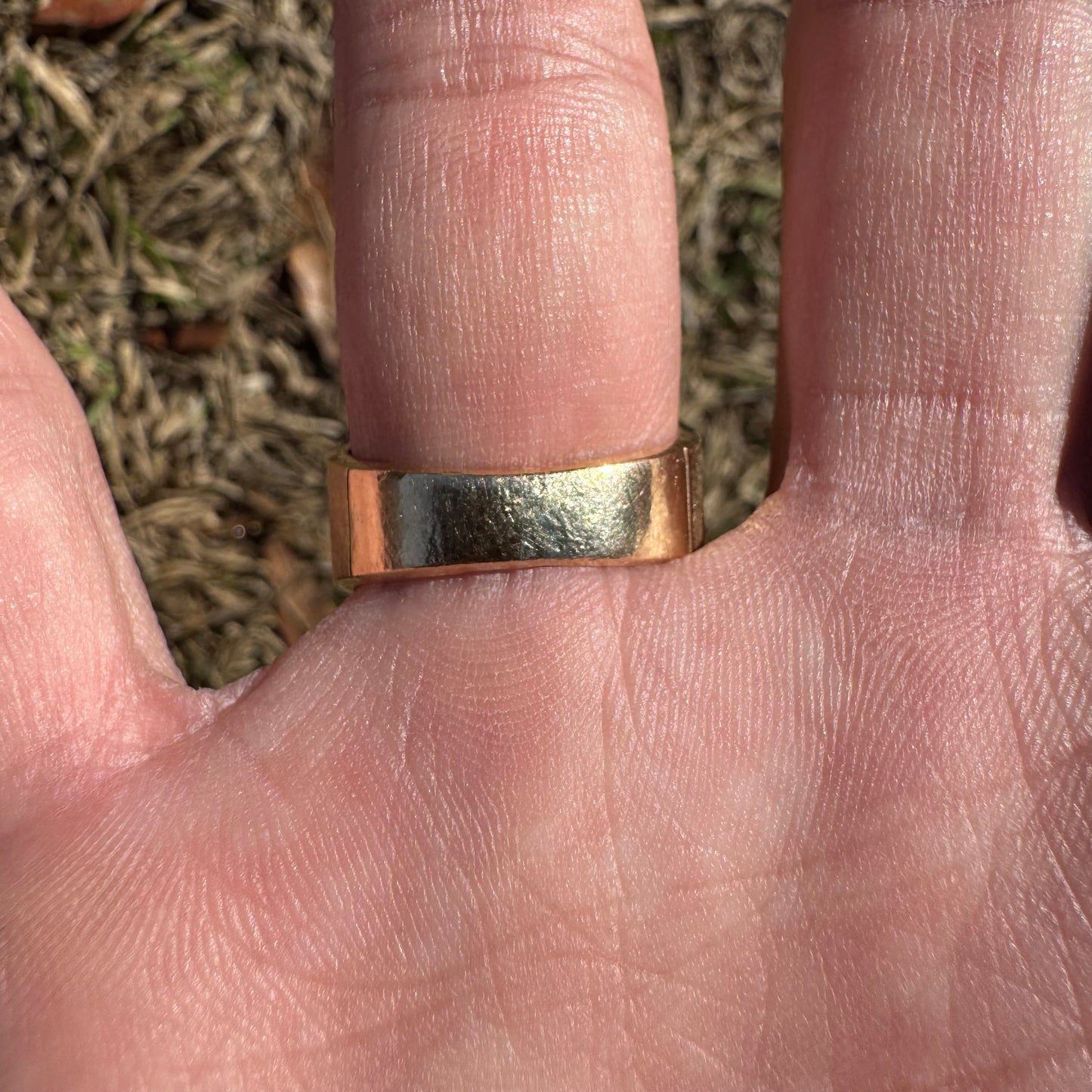 1970’s Custom Handcrafted Solid 14k Yellow Gold .50ctw Natural Diamond Spinning Dice Ring (8.25)