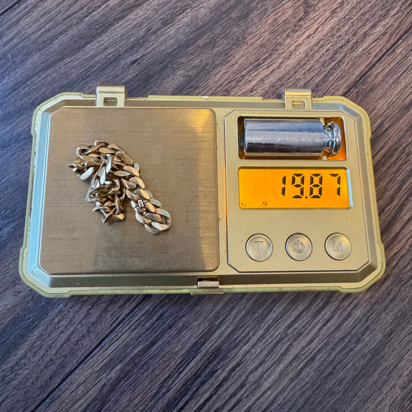 1960’s/70’s Solid 18k Yellow Gold Sleek Cuban Link Bracelet (7.25”)