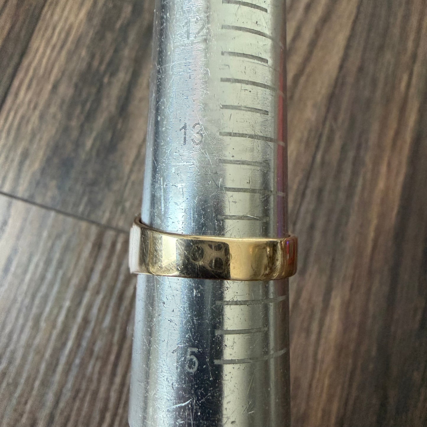 Art Deco Solid 14k Yellow Gold 1.7ctw Natural Old Euro Cut Diamond Trilogy Ring (14)