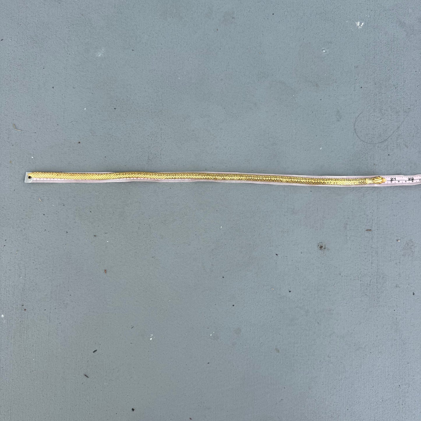 Circa 1940’s Italian Designer 18k Yellow Gold Snake Necklace (20.5”)
