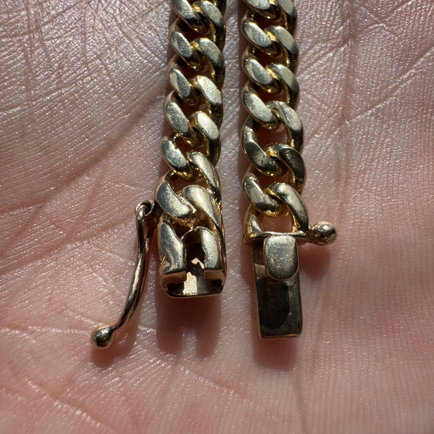 Vintage 1.78ct Natural Pear Cut Diamond Solitaire Solid 14k Yellow Gold Heavyweight Cuban Link Necklace (16”)