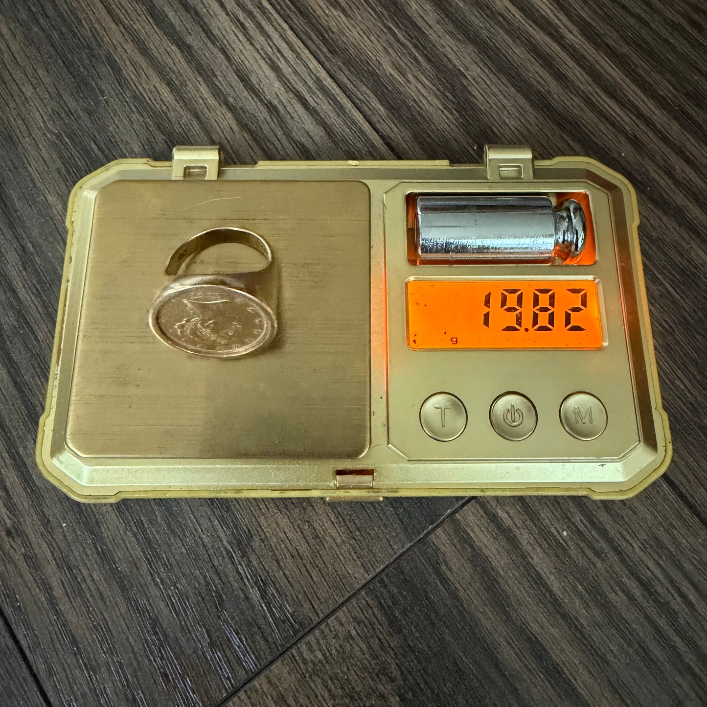 Vintage Bezel Set Solid 14k Yellow Gold 1887 $5 Liberty Coin Ring