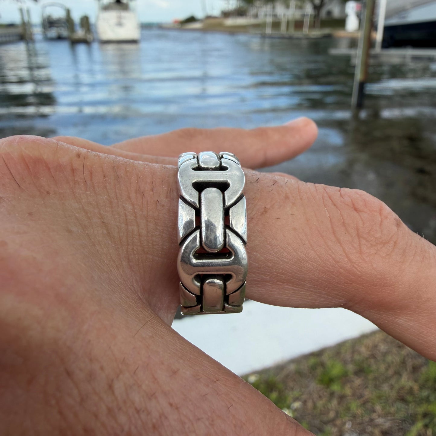 Hoorsenbuhs Solid Sterling Silver .925 “Wall Classic” Ring (11)