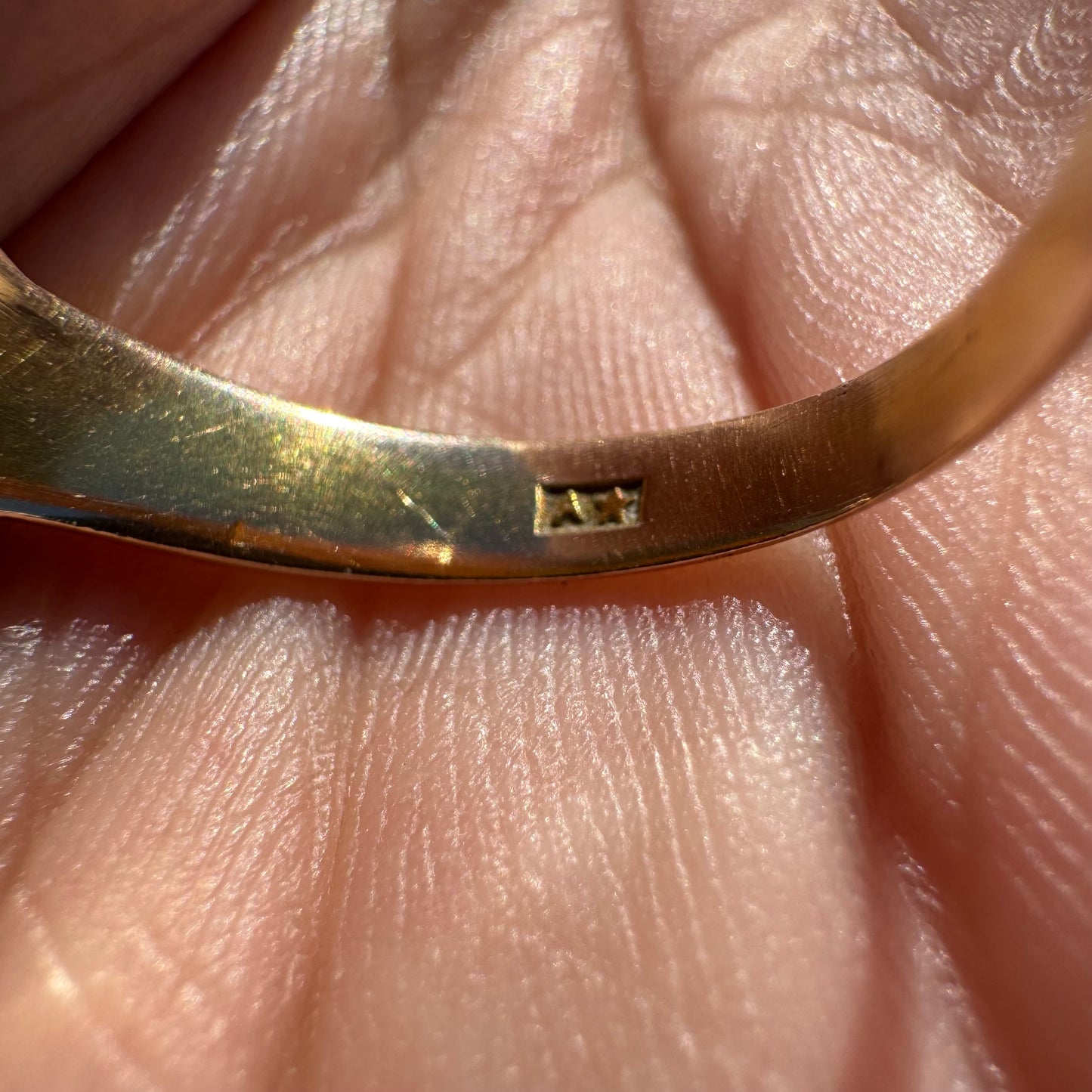 Early 1900’s Art Nouveau Solid 12k Yellow Gold Old Euro Cut Diamond Pirate Figural Ring (11)