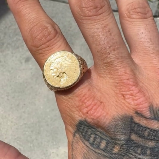 1912 Indian head ring