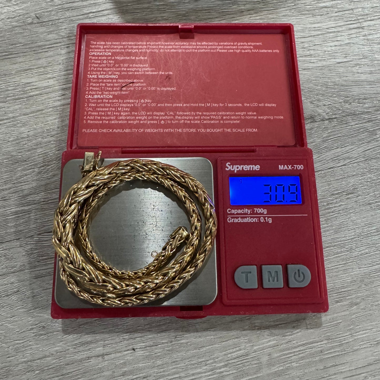 Vintage Tiffany & Co. 14k Yellow Gold Tapered Weaved Byzantine Link Necklace (16.25”)