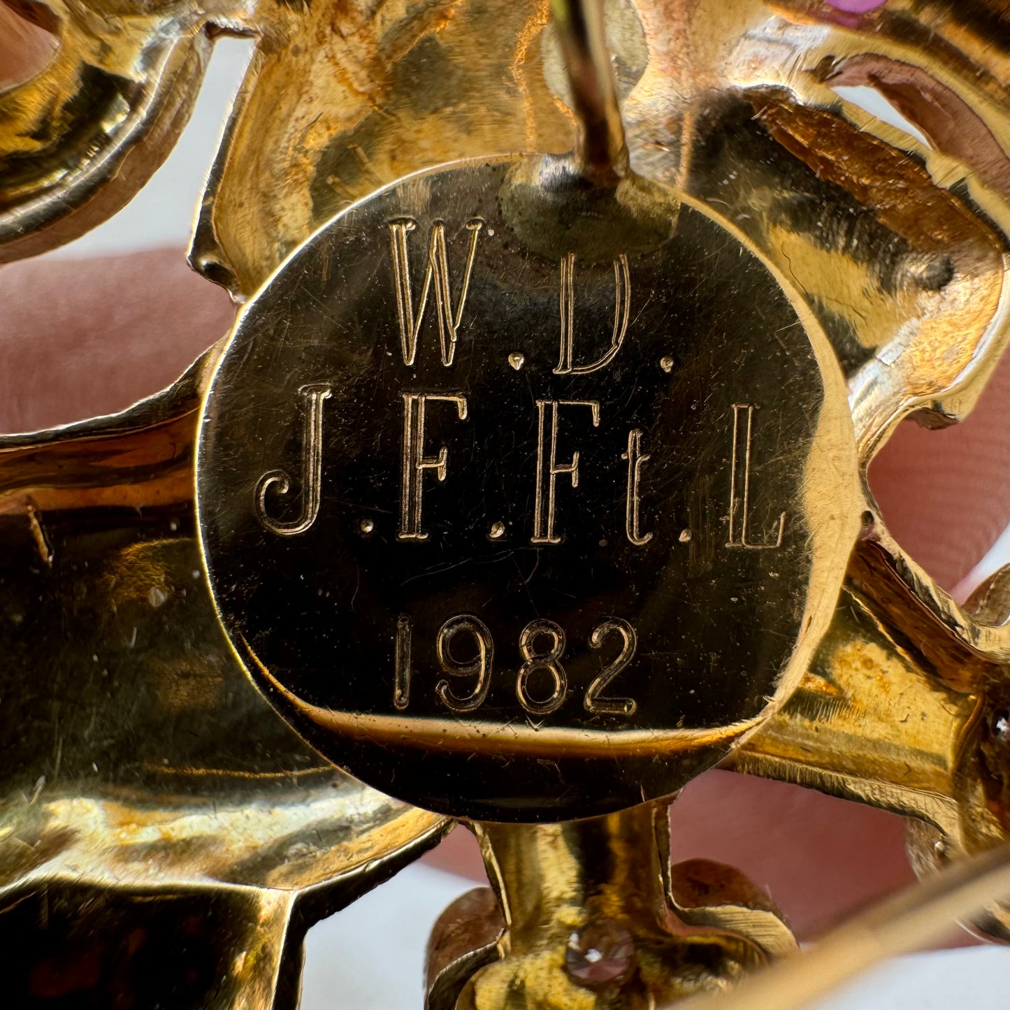 1982 Solid 14k Yellow Gold Heavyweight Lion Of Judah Pendant