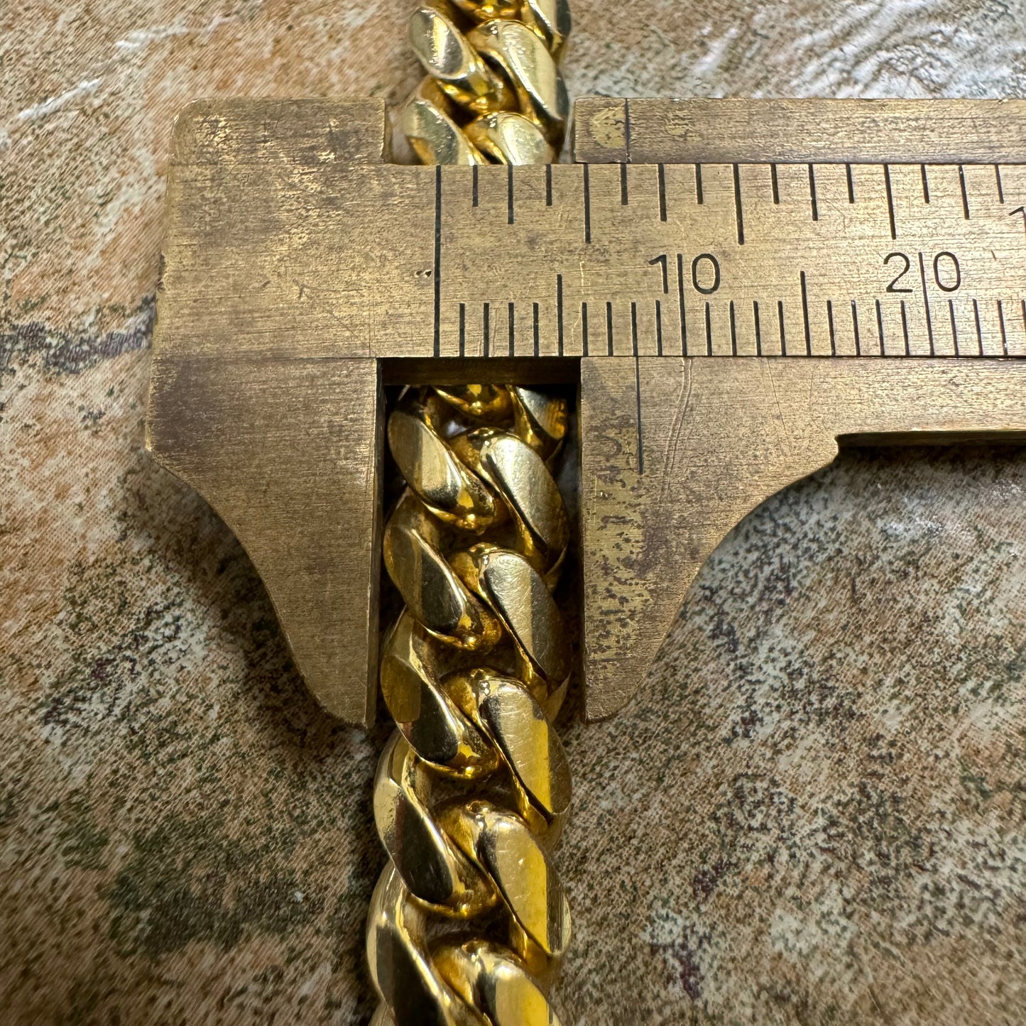 Brand New Handmade Solid 14k Yellow Gold Heavyweight Miami Cuban Link Necklace (22”)