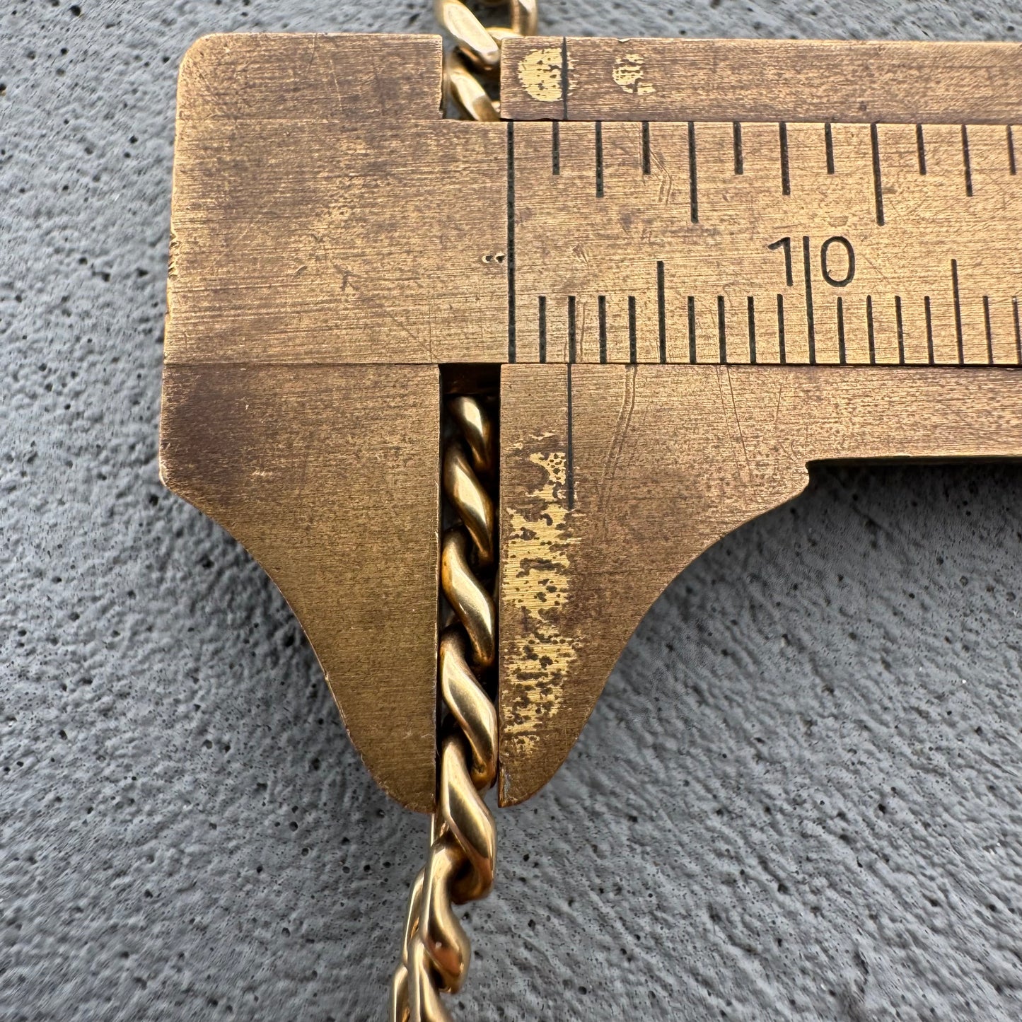 Antique Solid 14k Yellow Gold Double Dog Clip Curb Link Albert Watch Chain Necklace (21”)