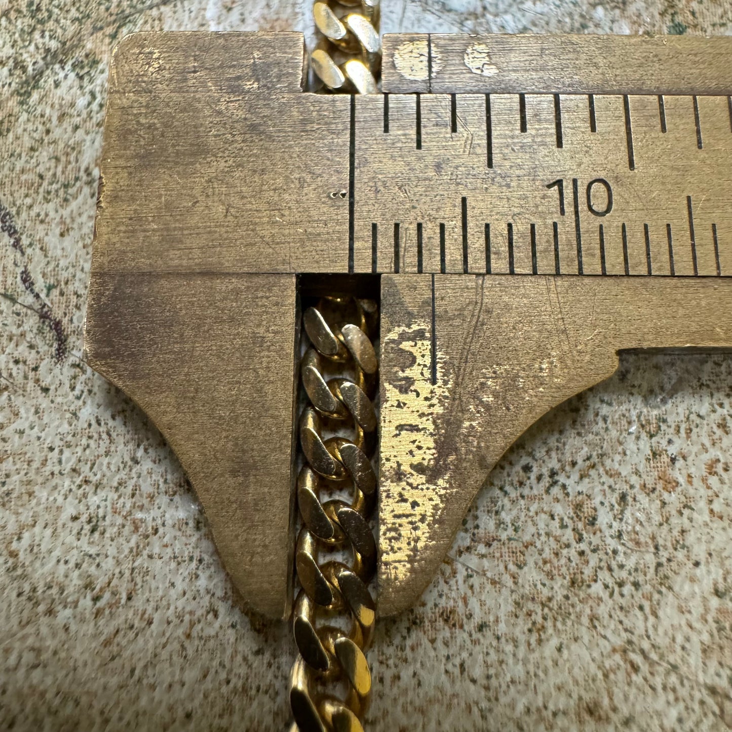Vintage Solid 14k Yellow Gold Classic Heavyweight Miami Cuban Link Necklace (24”)