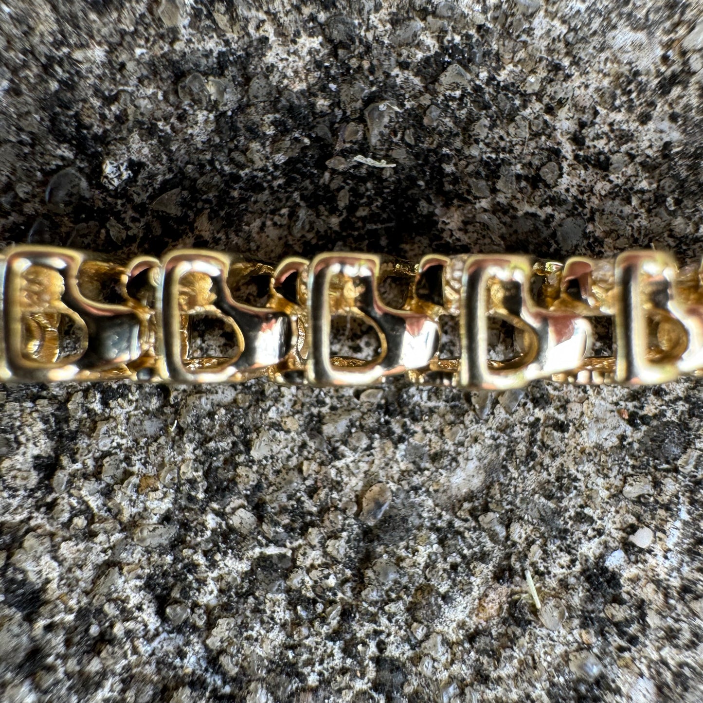 Vintage 2.5CTW Natural VS Diamond 14k Yellow Gold S-Link Tennis Bracelet (6.75”)