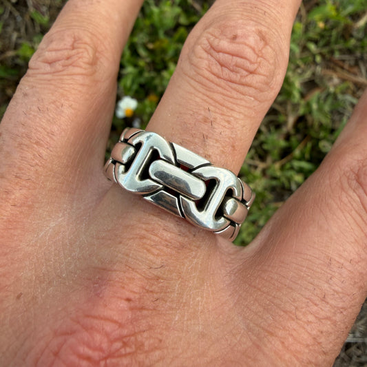 Hoorsenbuhs Solid Sterling Silver .925 “Wall Classic” Ring (11)
