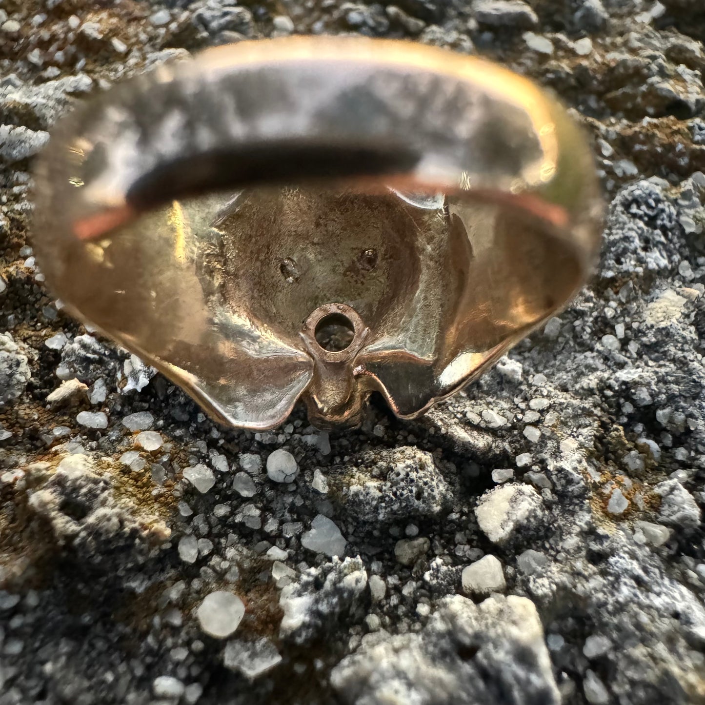 Victorian Era Solid 14k Yellow Gold .50Ct Natural Old Euro Cut Diamond Lion Ring (7.5)