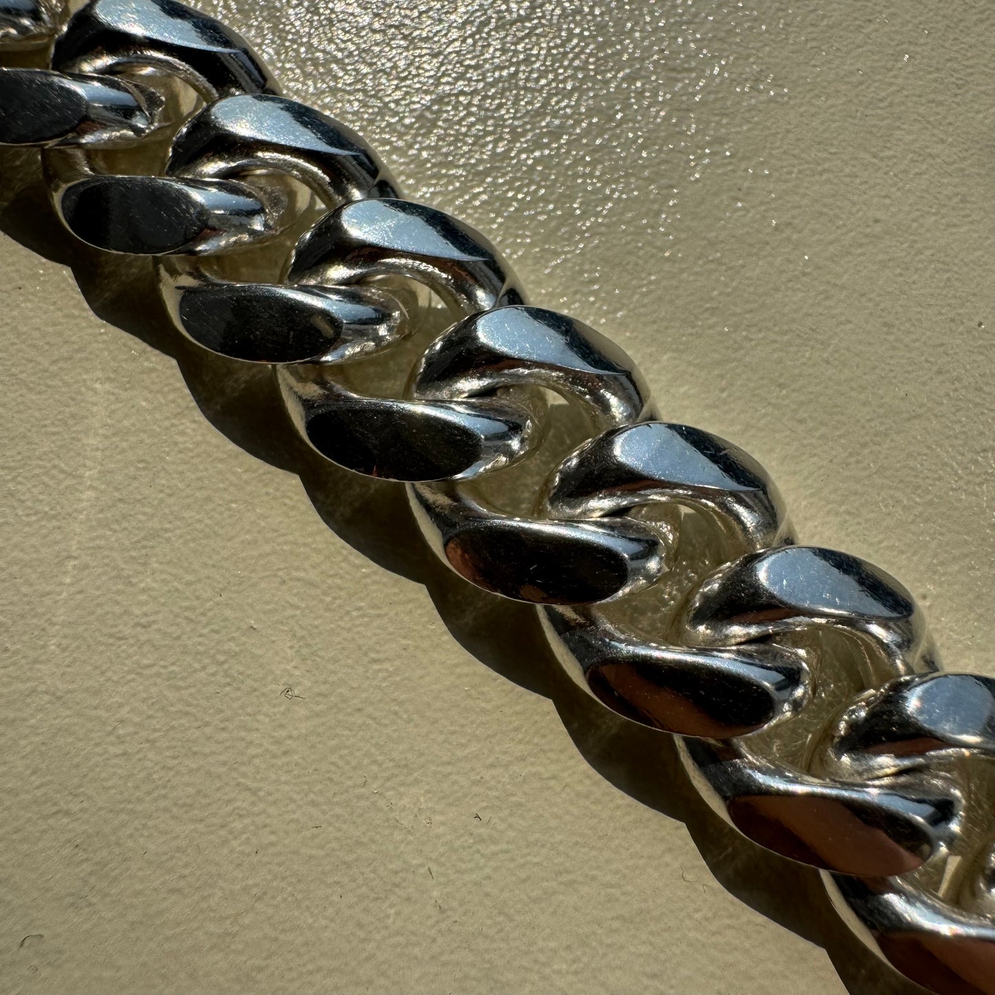 Brand New Solid Sterling/.925 Silver Super Heavyweight Miami Cuban Link Necklace (24”)