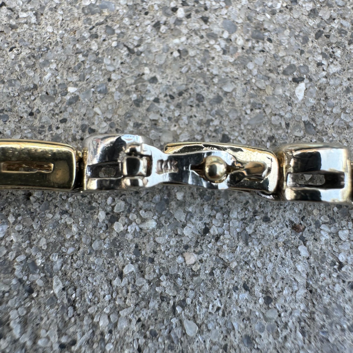 Custom 14k Two-Tone 3.5CTW Natural Diamond Bracelet (6.5”)