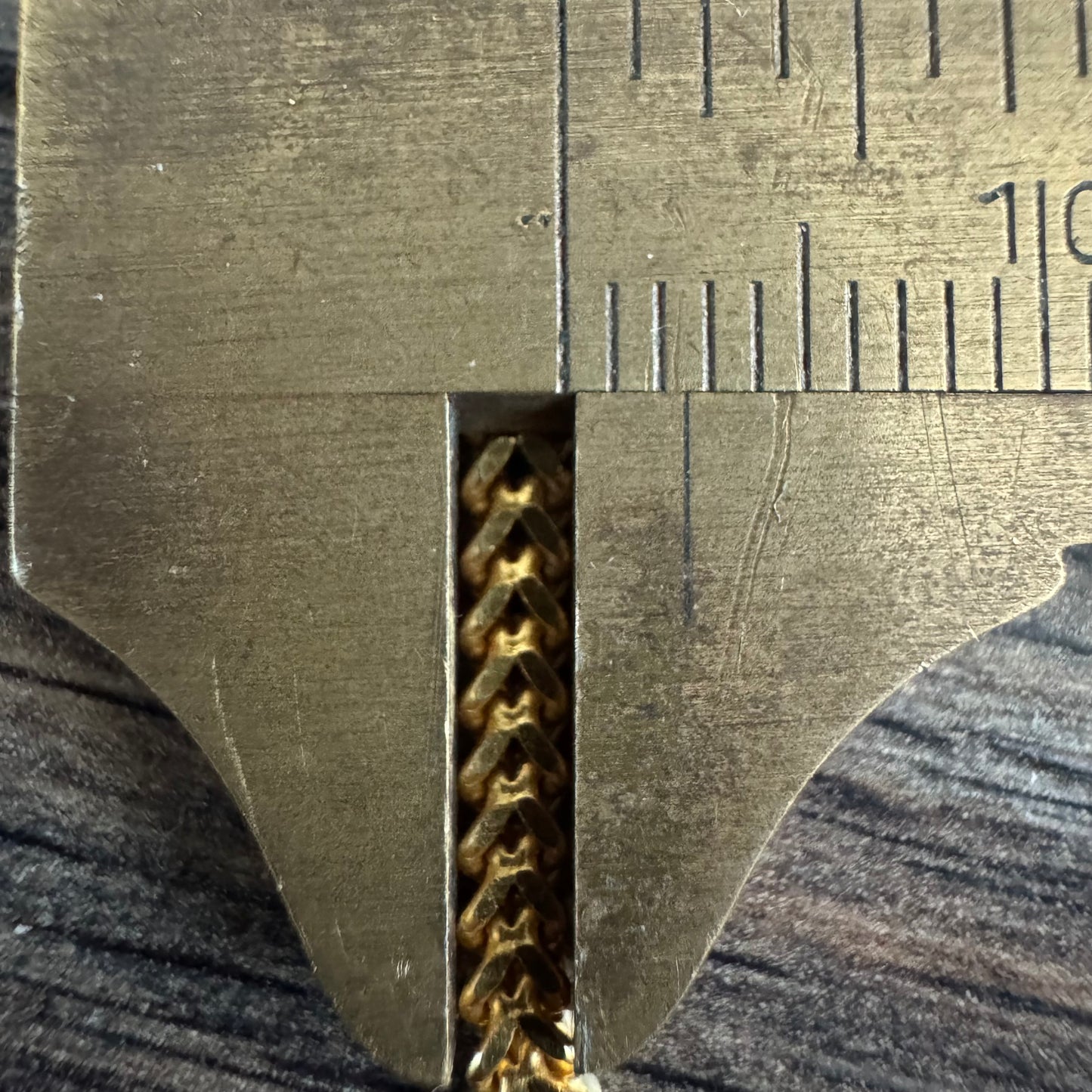 Solid 22k Yellow Gold Franco Link Necklace (24”)