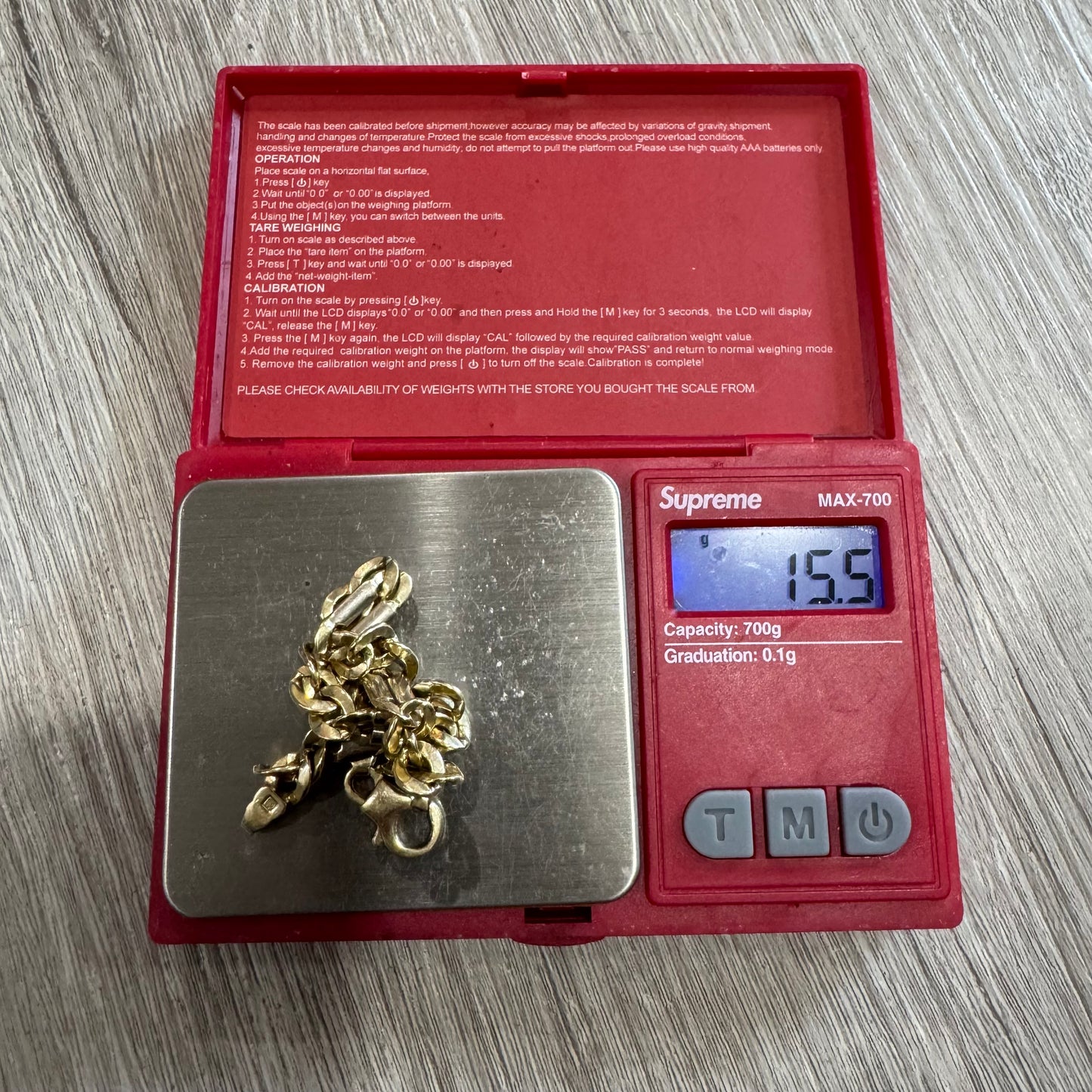 Vintage Solid 14k Yellow Italian Gold Tony Soprano Razorblade Curb Link Bracelet (8.25”)