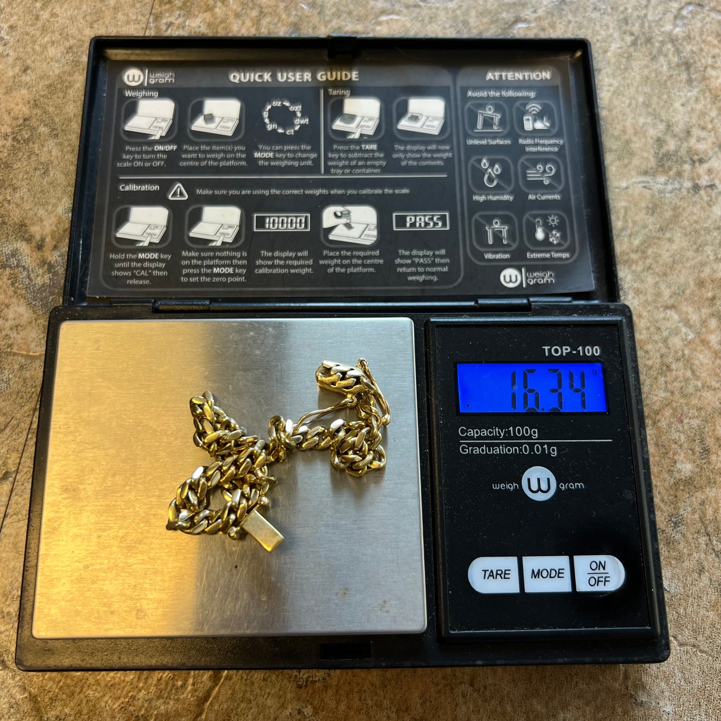 Vintage Solid 14k Yellow Gold Miami Cuban Link Bracelet (8”)