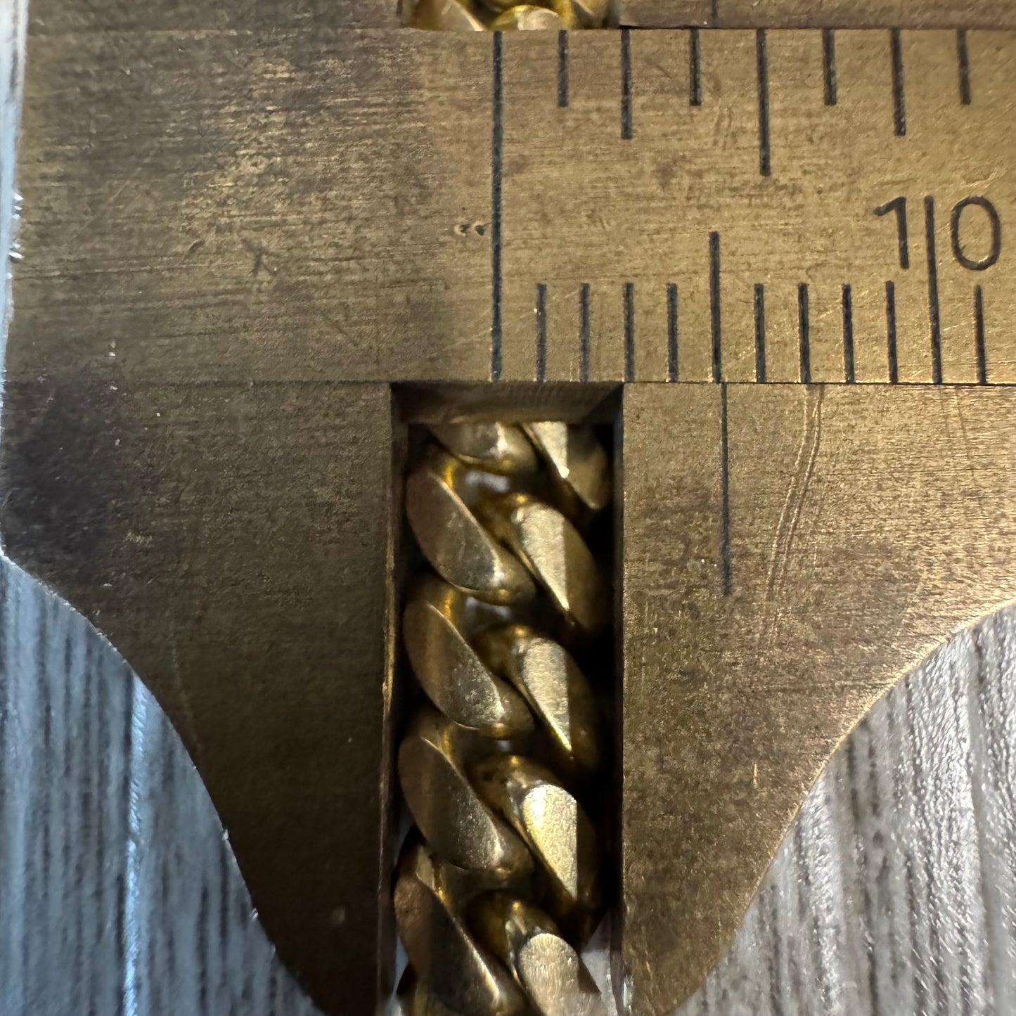 Vintage Solid 14k Yellow Gold Heavyweight Miami Cuban Link Necklace (27”)