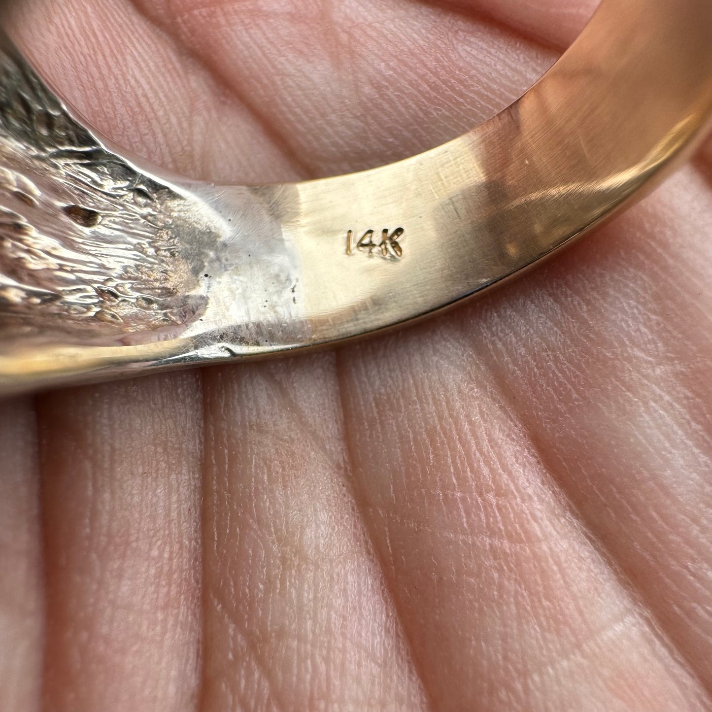 Custom Made 14k Yellow Gold And Sterling Silver Divers Mask Ring By Florida Key’s Jewelery (10)