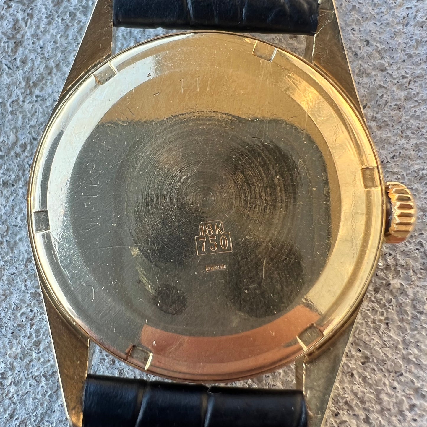 Custom 18k Gold 2.75CTW Natural Diamond Buss Down Watch (36mm)