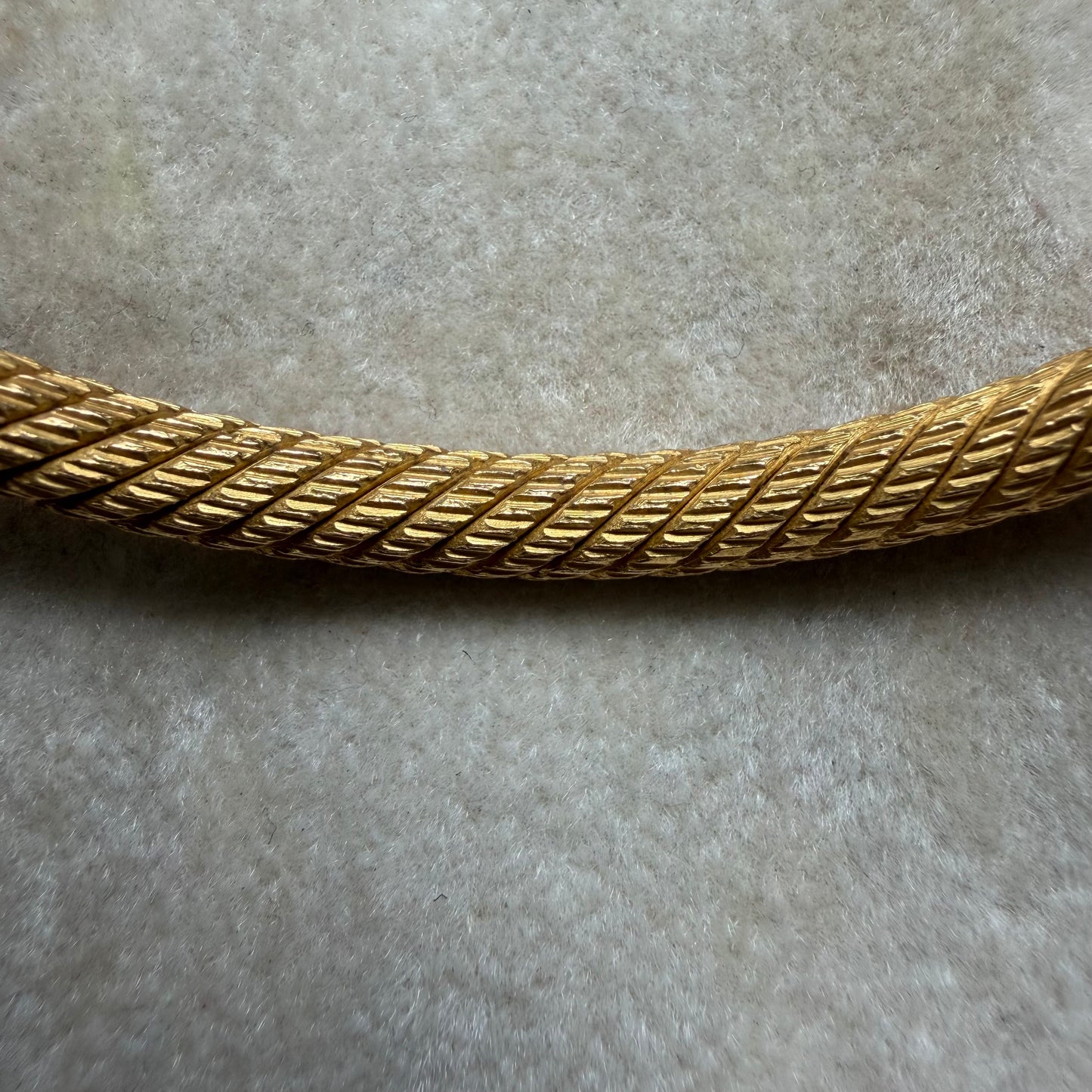 Antique Egyptian Solid 22.5k Yellow Gold Natural Rose Cut Diamond And Ruby Snake Bangle Bracelet (6.5”-8”)